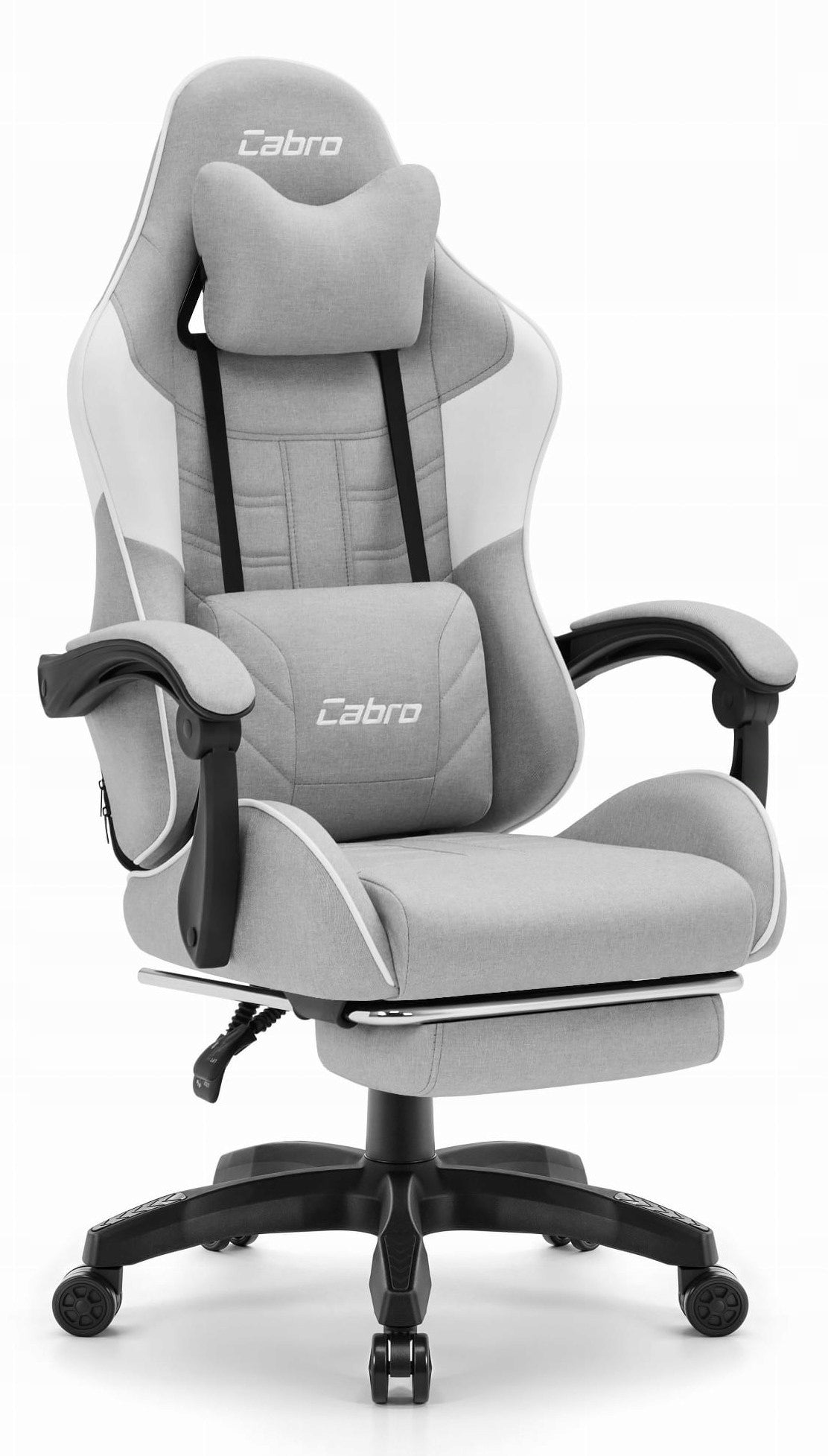 GAMING CHAIR MATERIAL CABRO C501 GREY FABRIC Packaging status original