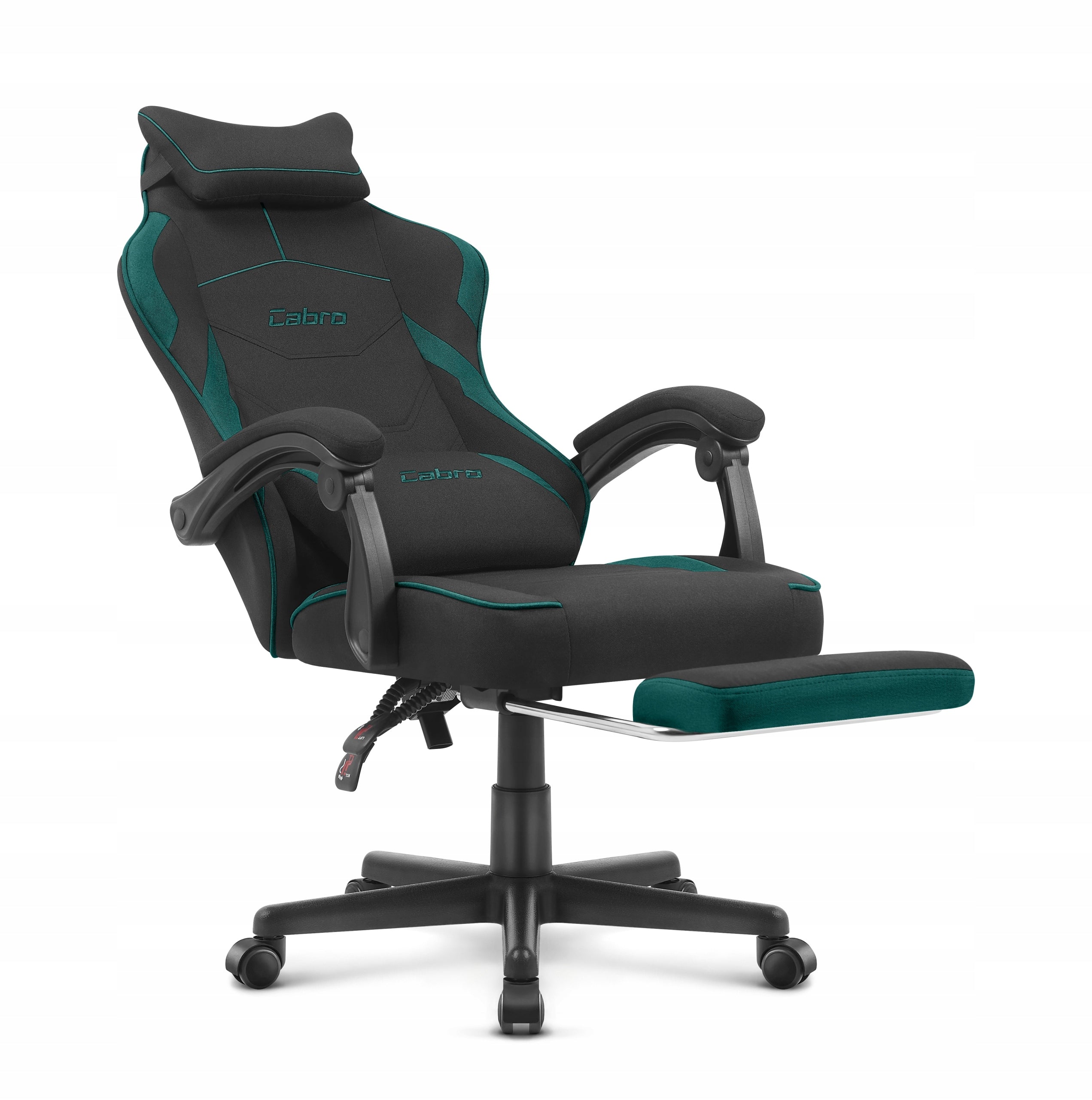 GAMING CHAIR MATERIAL CABRO C502 BLACK GREEN FABRIC Brand no brand
