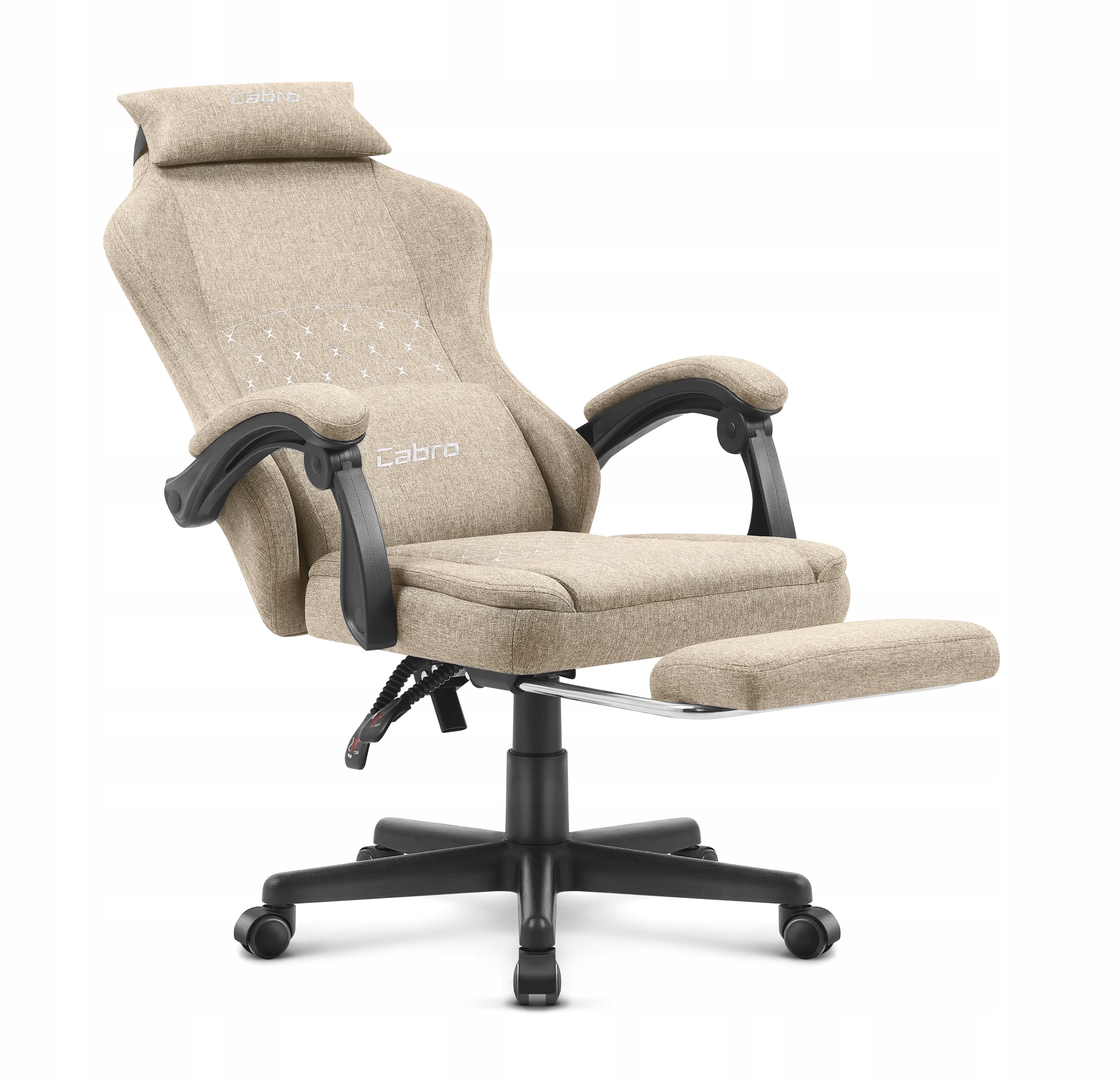 GAMING CHAIR MATERIAL CABRO C503 BEIGE FABRIC Brand no brand