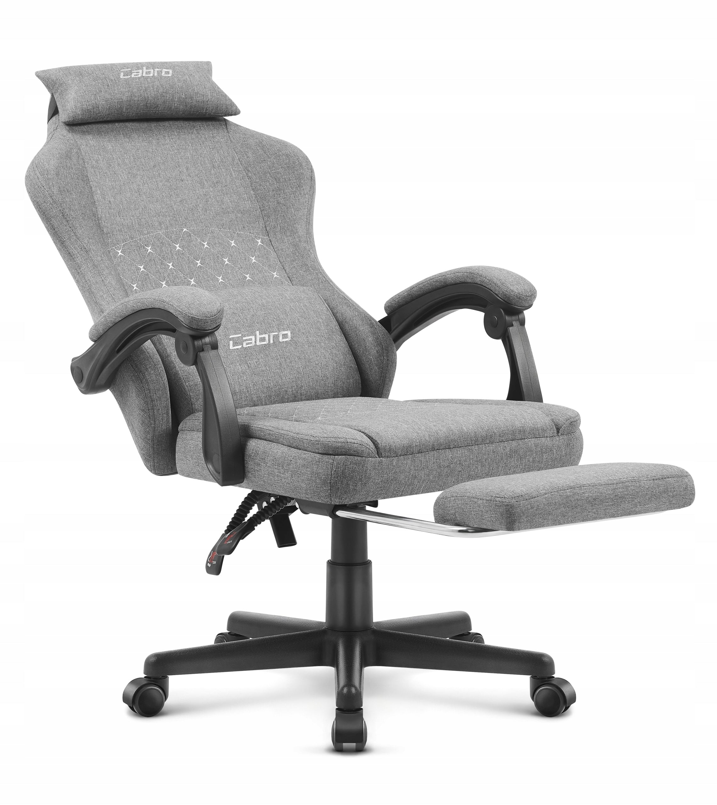 GAMING CHAIR MATERIAL CABRO C503 GREY BLACK FABRIC Brand no brand