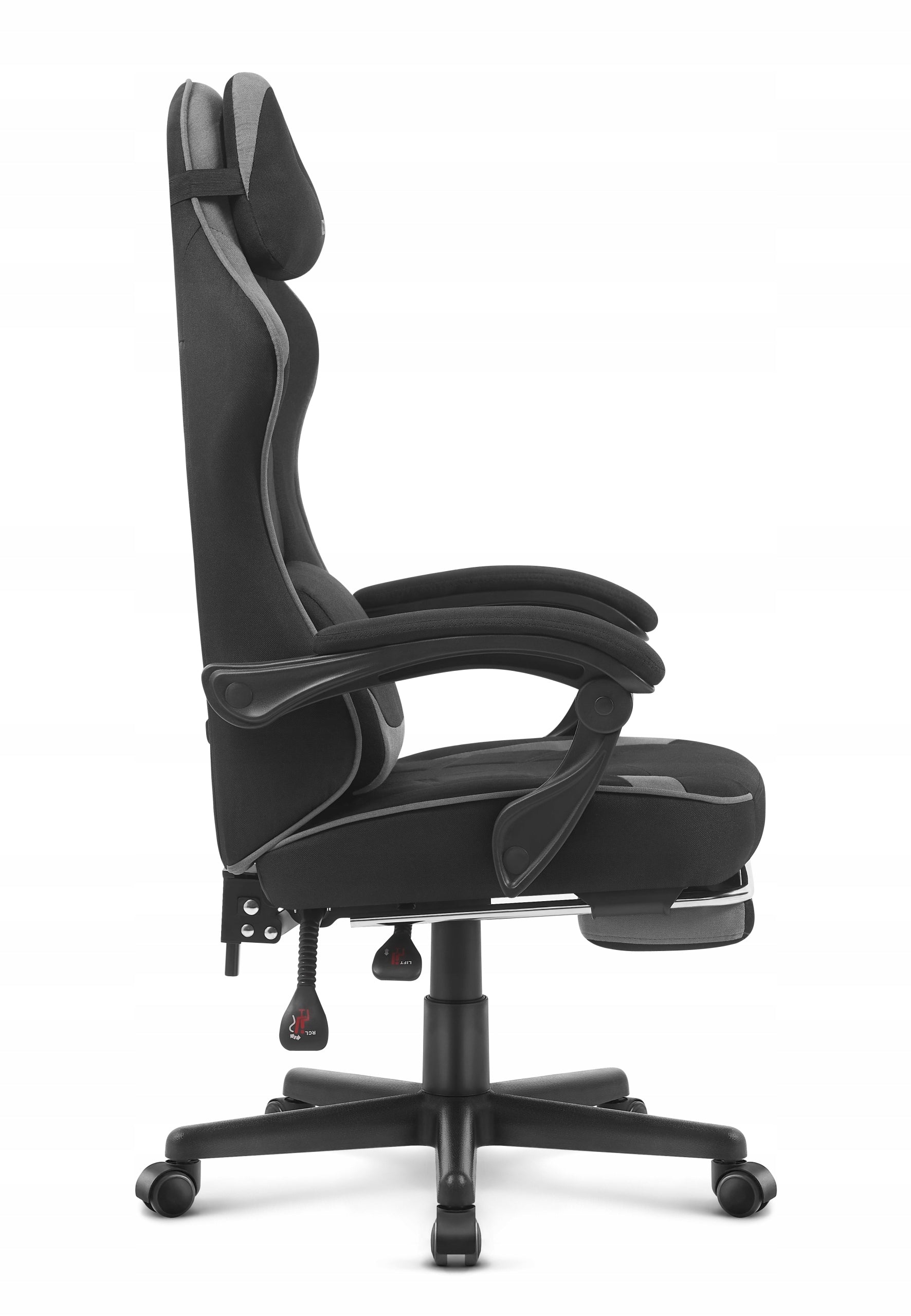 GAMING CHAIR MATERIAL CABRO C504 BLACK GREY FABRIC Brand no brand
