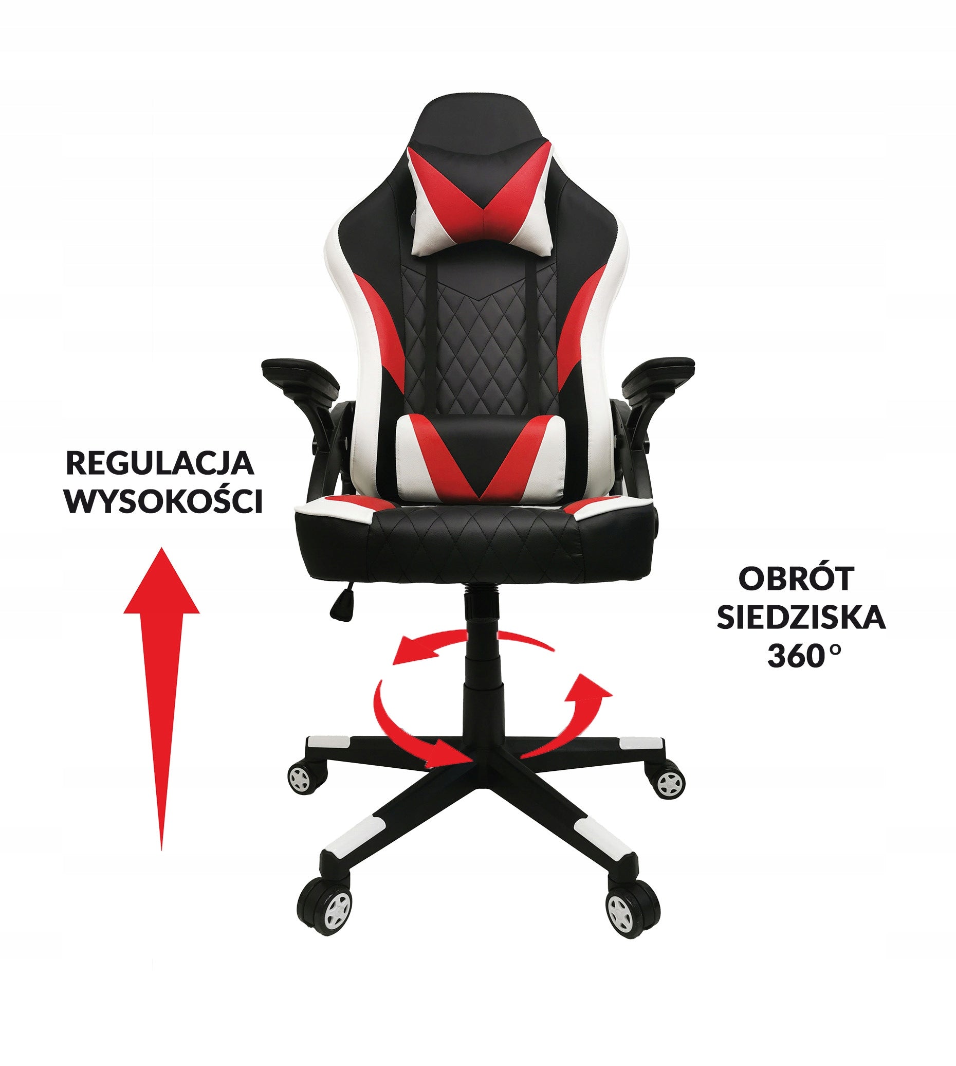 GAMING CHAIR OFFICE CHAIR SWIVEL ADJUSTABLE ARMRESTS PLAYER KG106 Brand Kontrast