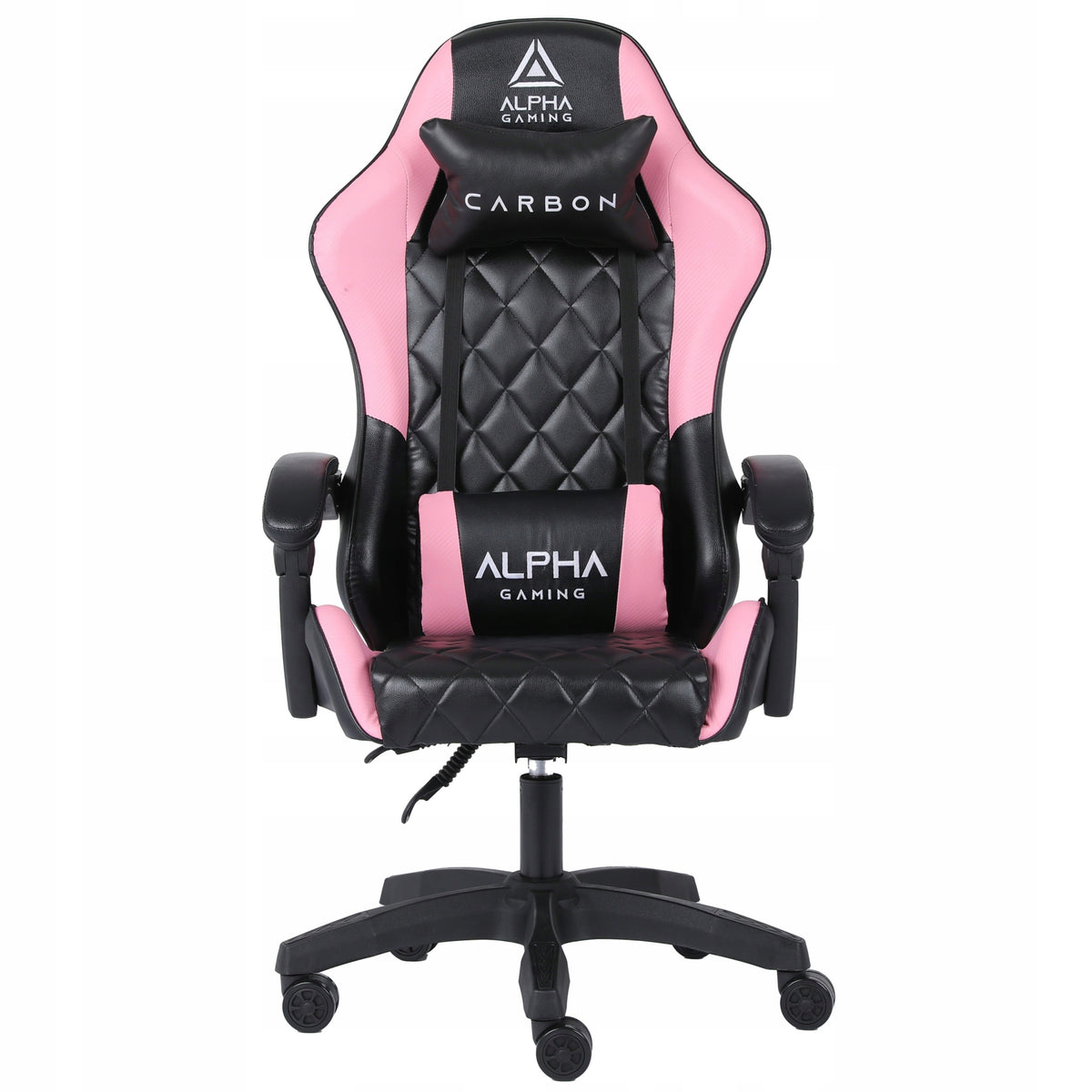 GAMING CHAIR OFFICE COMPUTER CHAIR ALPHA GAMING CARBON PINK Packaging status original