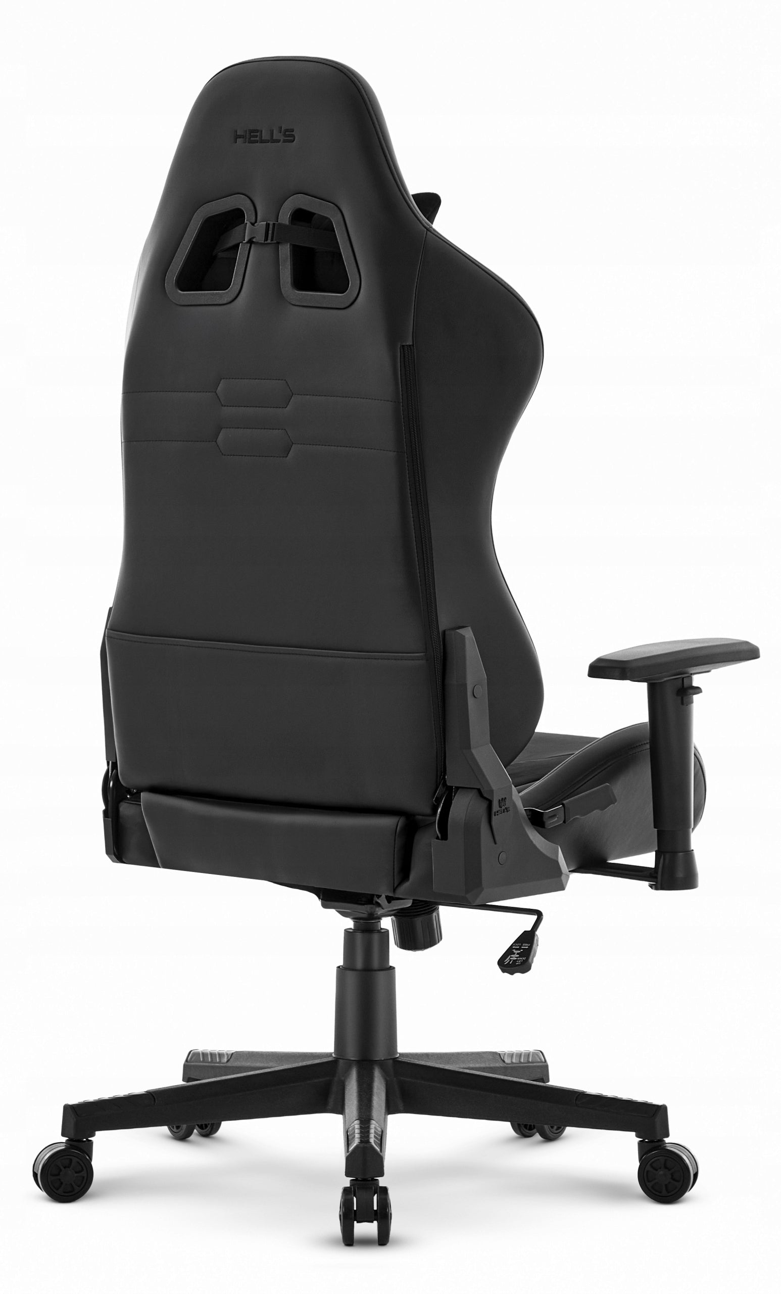 GAMING CHAIR Office Rotation Hell's Chair HC- 2000 Black Eco-leather + Fabric Furniture height 137 cm