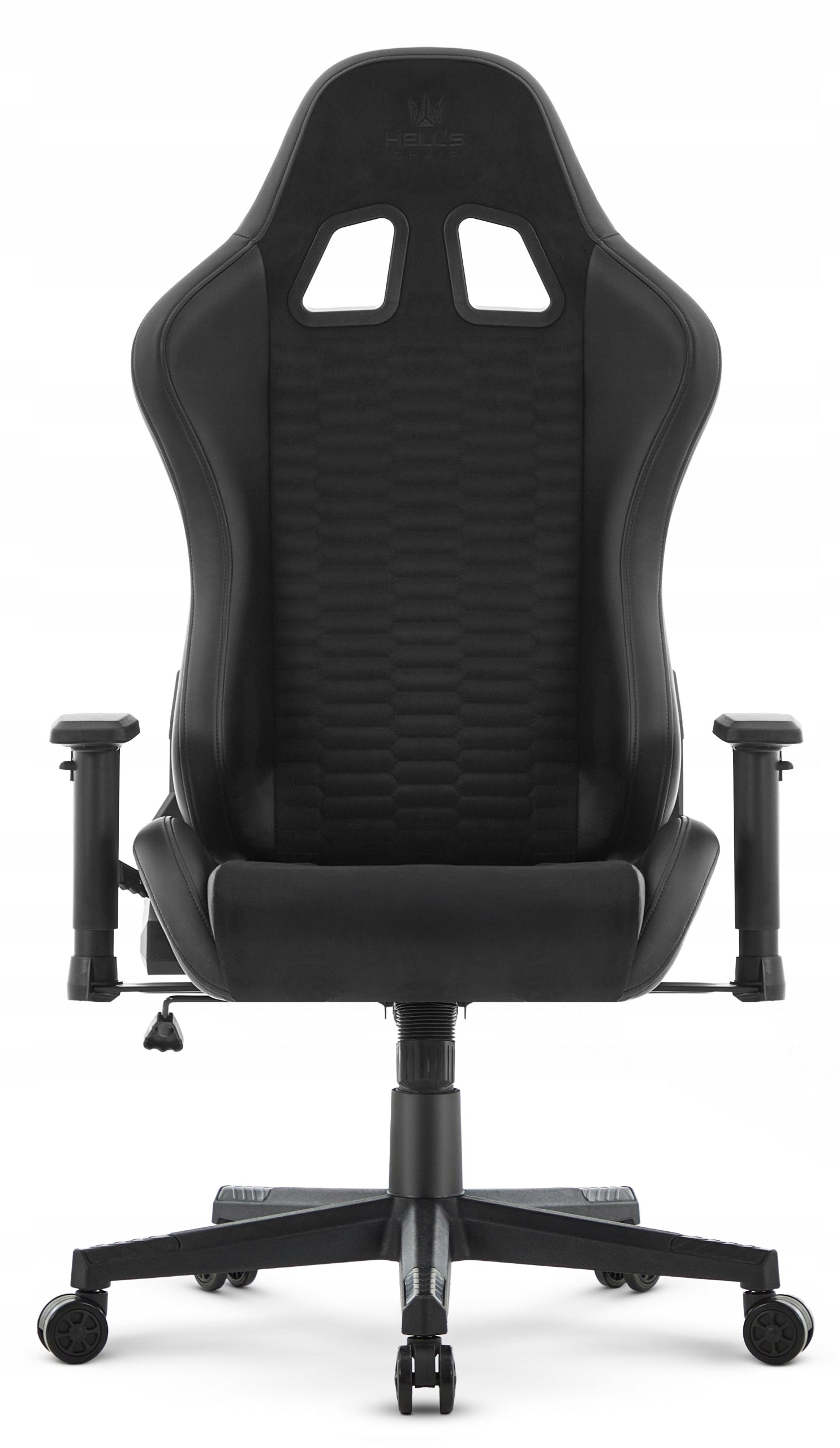 GAMING CHAIR Office Rotation Hell's Chair HC- 2000 Black Eco-leather + Fabric Model HC-2000 Black Tkanina+ Ekoskóra