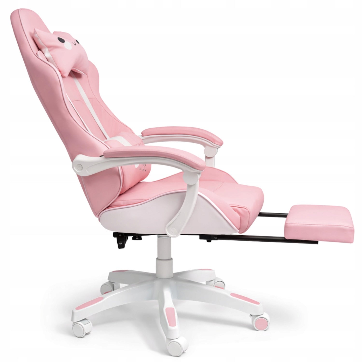 GAMING CHAIR PINK for baby girl COMPUTER COMFORTABLE FOOTREST Brand Masuletto
