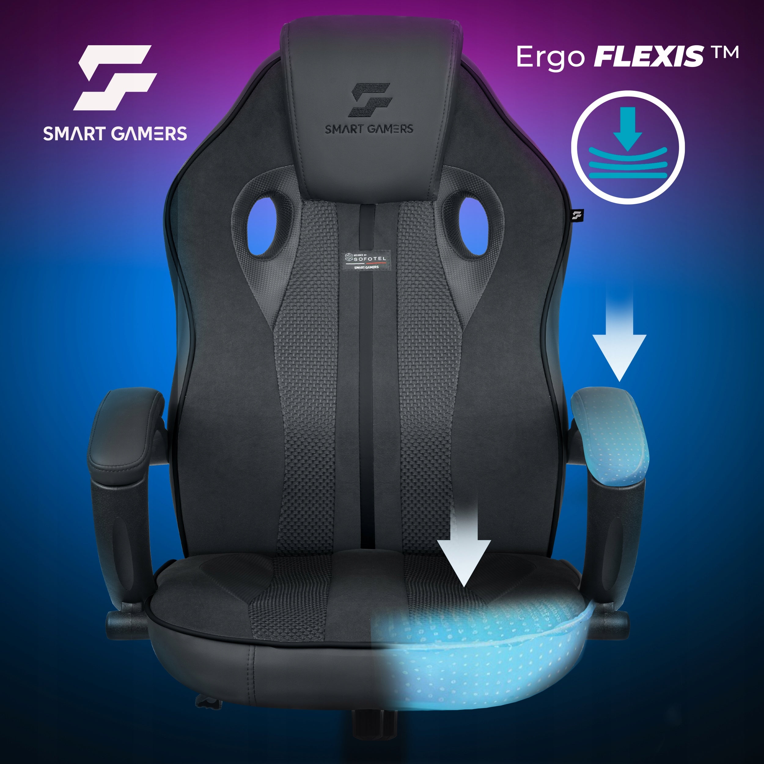 GAMING CHAIR SWIVEL BUCKET OFFICE PLAYER CHAIR SOFOTEL MASTER Brand Sofotel