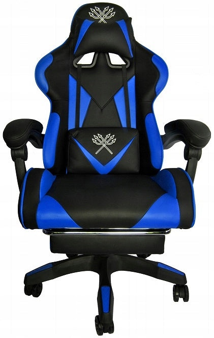 GAMING CHAIR SWIVEL OFFICE GAMING DESK CHAIR FOR OFFICE BLUE