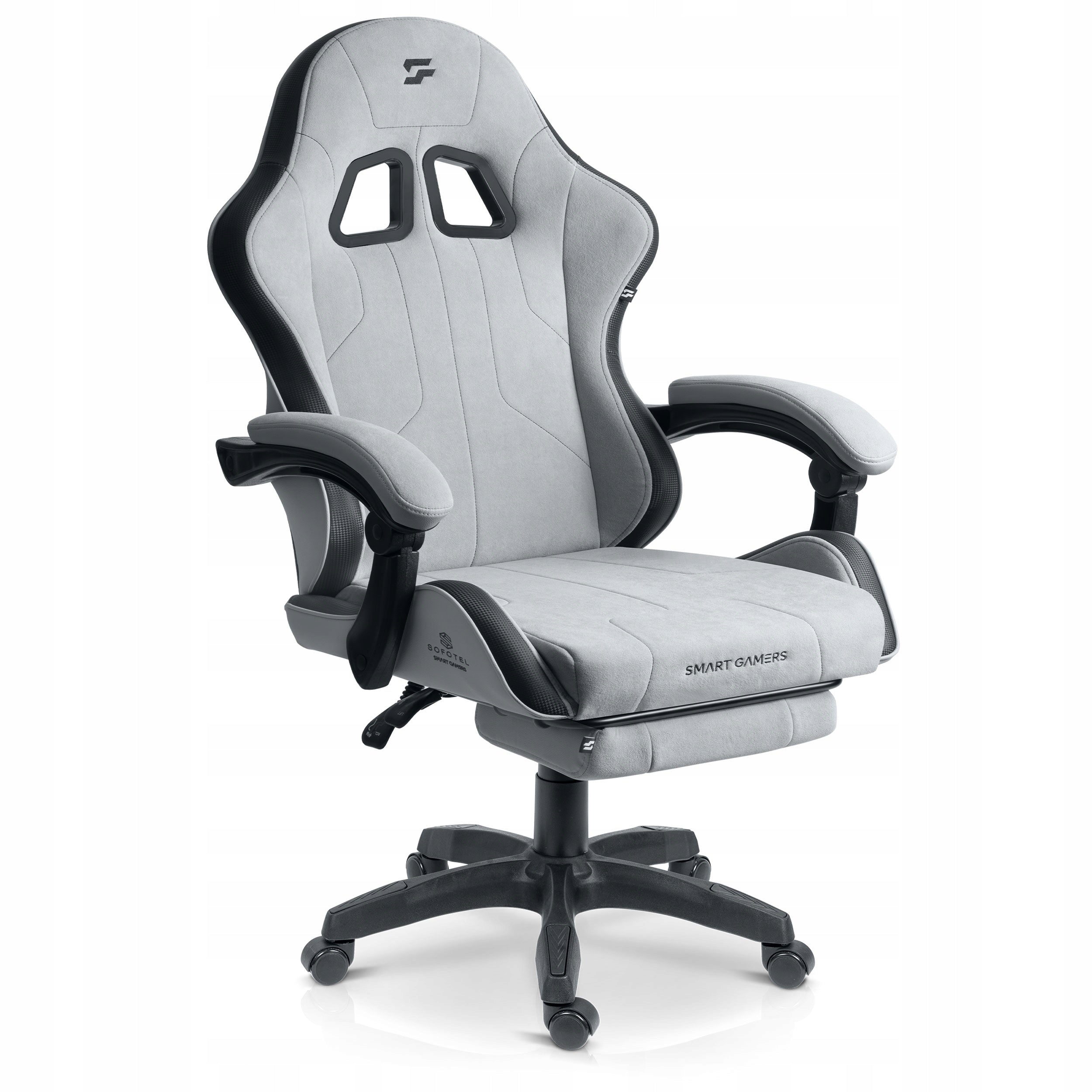 GAMING CHAIR SWIVEL PLAYER CHAIR WITH OFFICE BUCKET FOOTREST Packaging status original