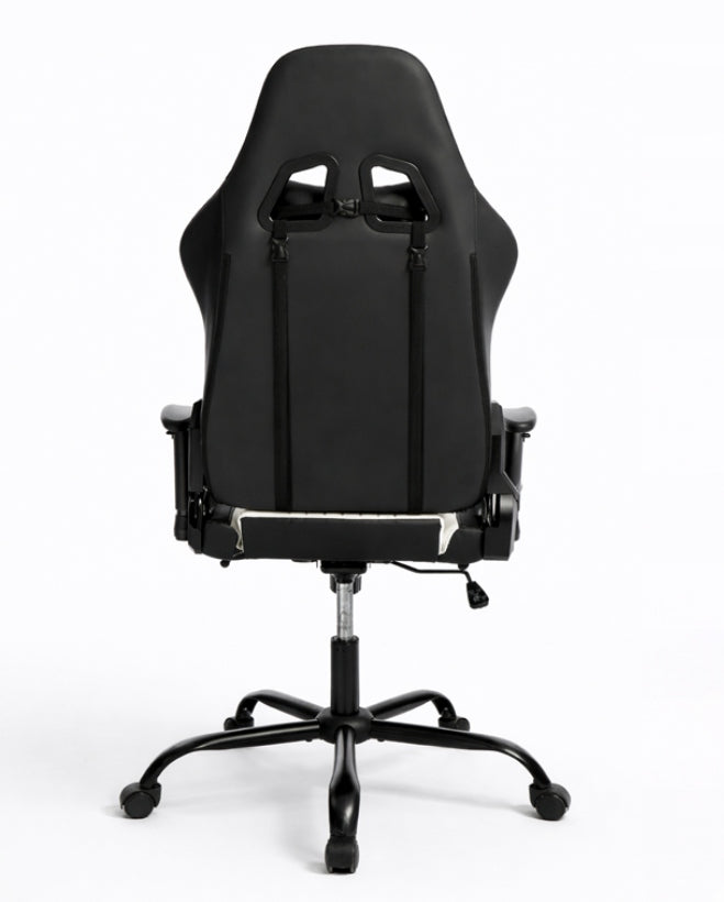 GAMING CHAIR WHITE FOR PLAYER HEIGHT ADJUSTABLE GAMING FURNITURE Furniture width 50 cm