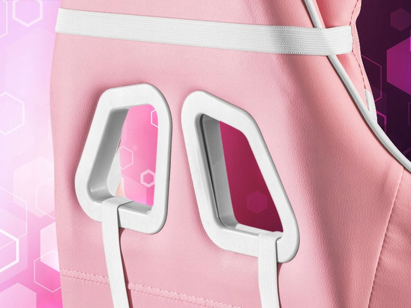 GAMING CHAIR WITH FOOTREST AND BUCKET MASSAGE PINK FOR PRINCESS Medical device no