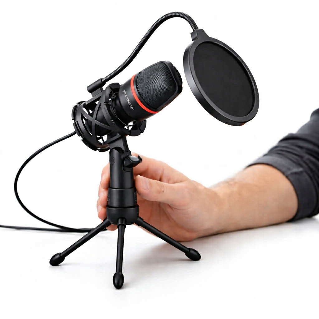 GAMING COMPUTER MICROPHONE FOR STREAMING RGB TRIPOD FOR KIDS