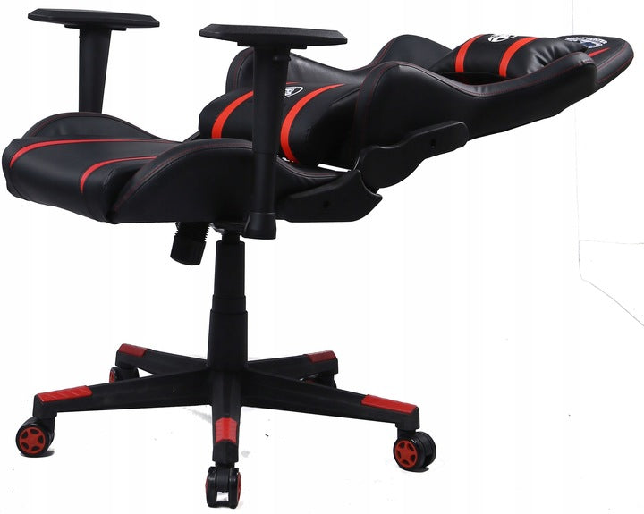 GAMING Chair+Computer Massage SWIVEL Office Adjustable ARMRESTS Furniture height 124 cm