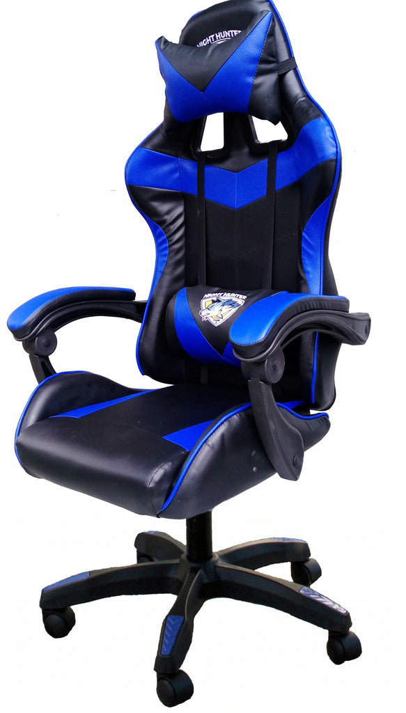GAMING Chair with Back Massage Computer Gaming Chair SWIVEL! Furniture width 60 cm