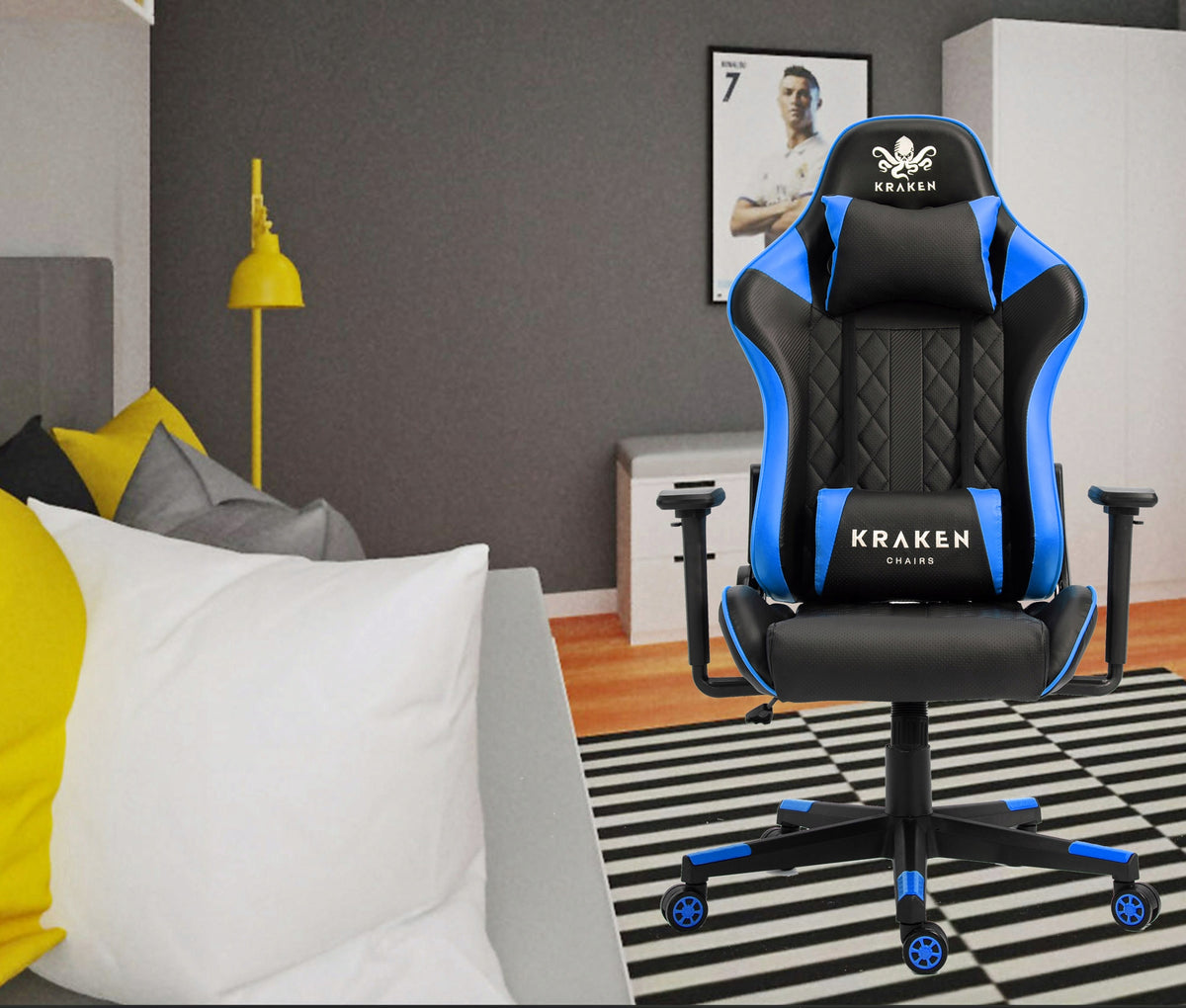 GAMING OFFICE CHAIR PLAYER CHAIR + PAD EAN (GTIN) 5907564504485