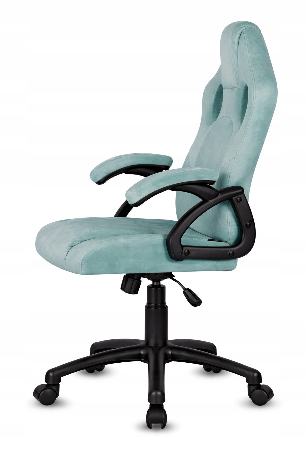 GAMING OFFICE CHAIR SWIVEL BLUE ERGONOMIC CHAIR STIG Manufacturer code STIG NIEBIESKI VELVET