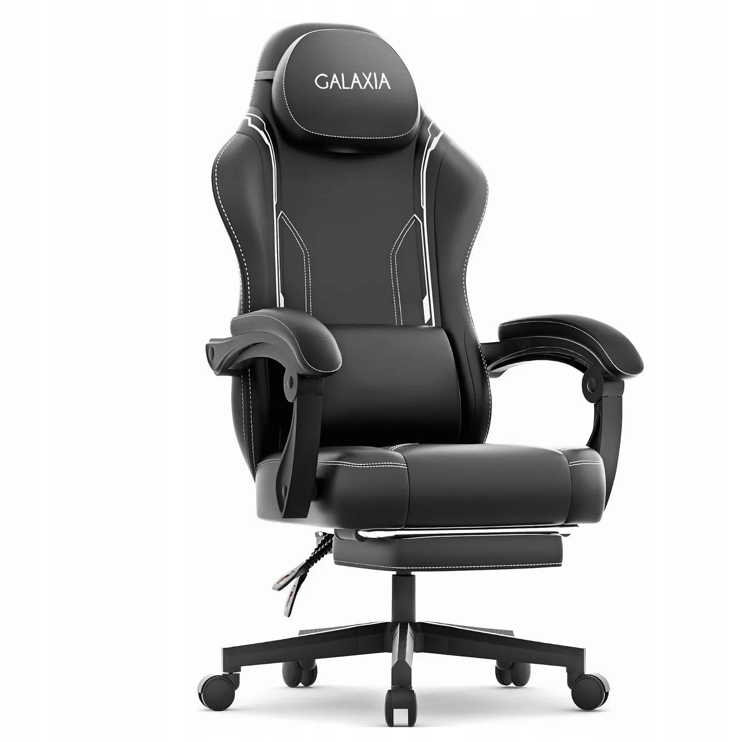 GAMING OFFICE CHAIR with Footrest Rotating Bucket Gaming Chair