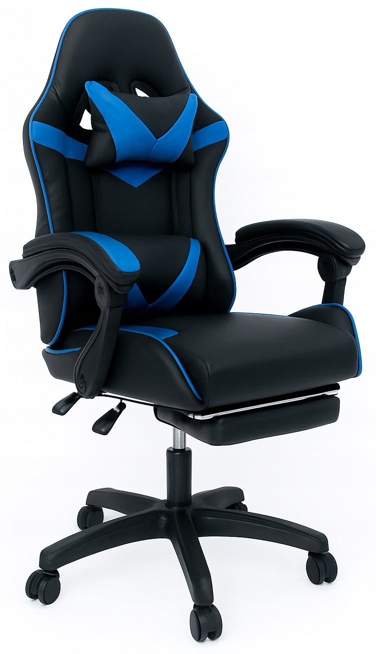 GAMING SWIVEL CHAIR OFFICE CHAIR SL-37A WITH FOOTREST Packaging status original