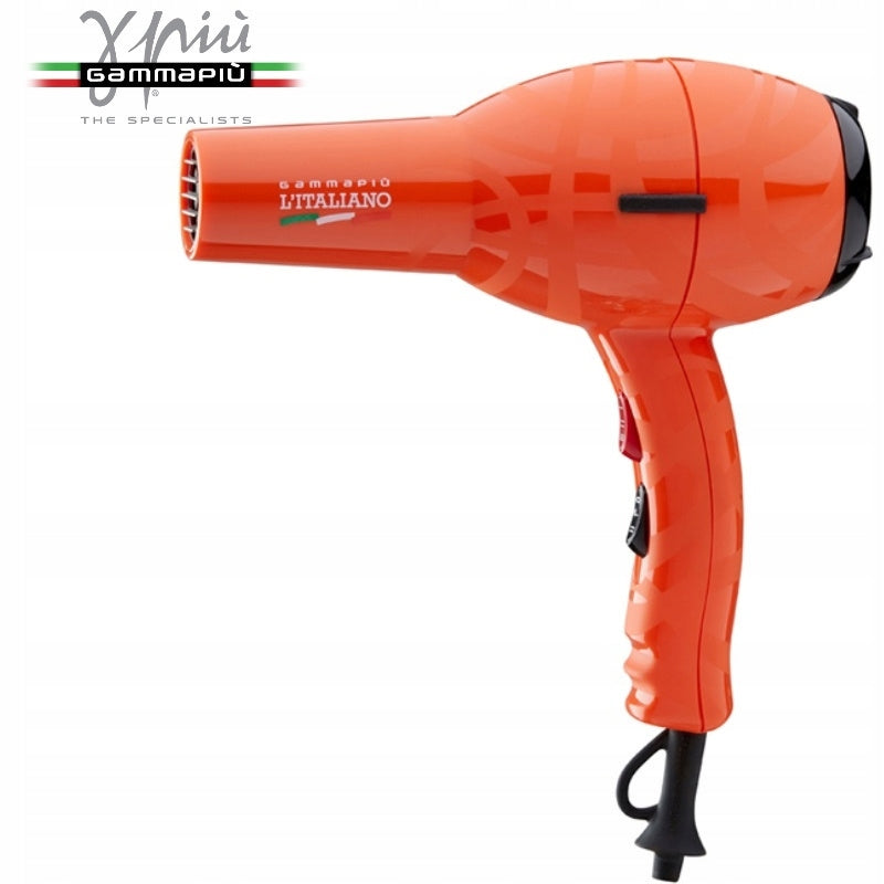 GAMMA PIU L'Italiano Orange Hair Dryer Professional 2000W Brand Gamma Piu