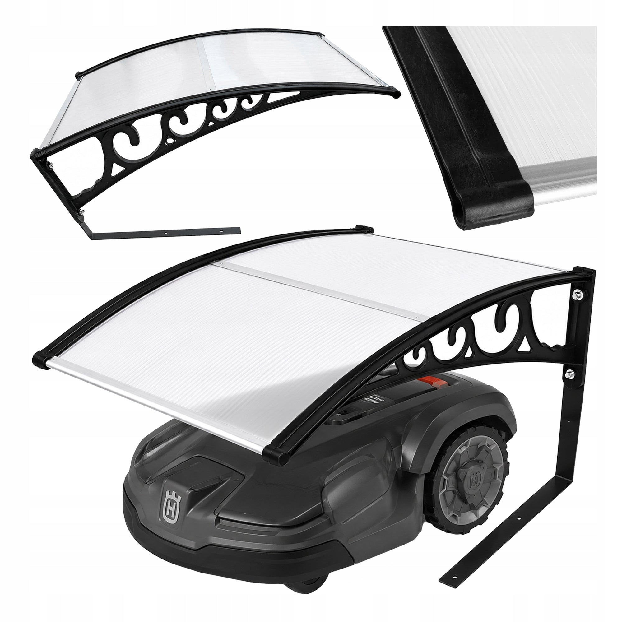 GARAGE FOR ROBOTIC MOWER CANOPY MOWER SOLID 100X80 CANOPY COVER