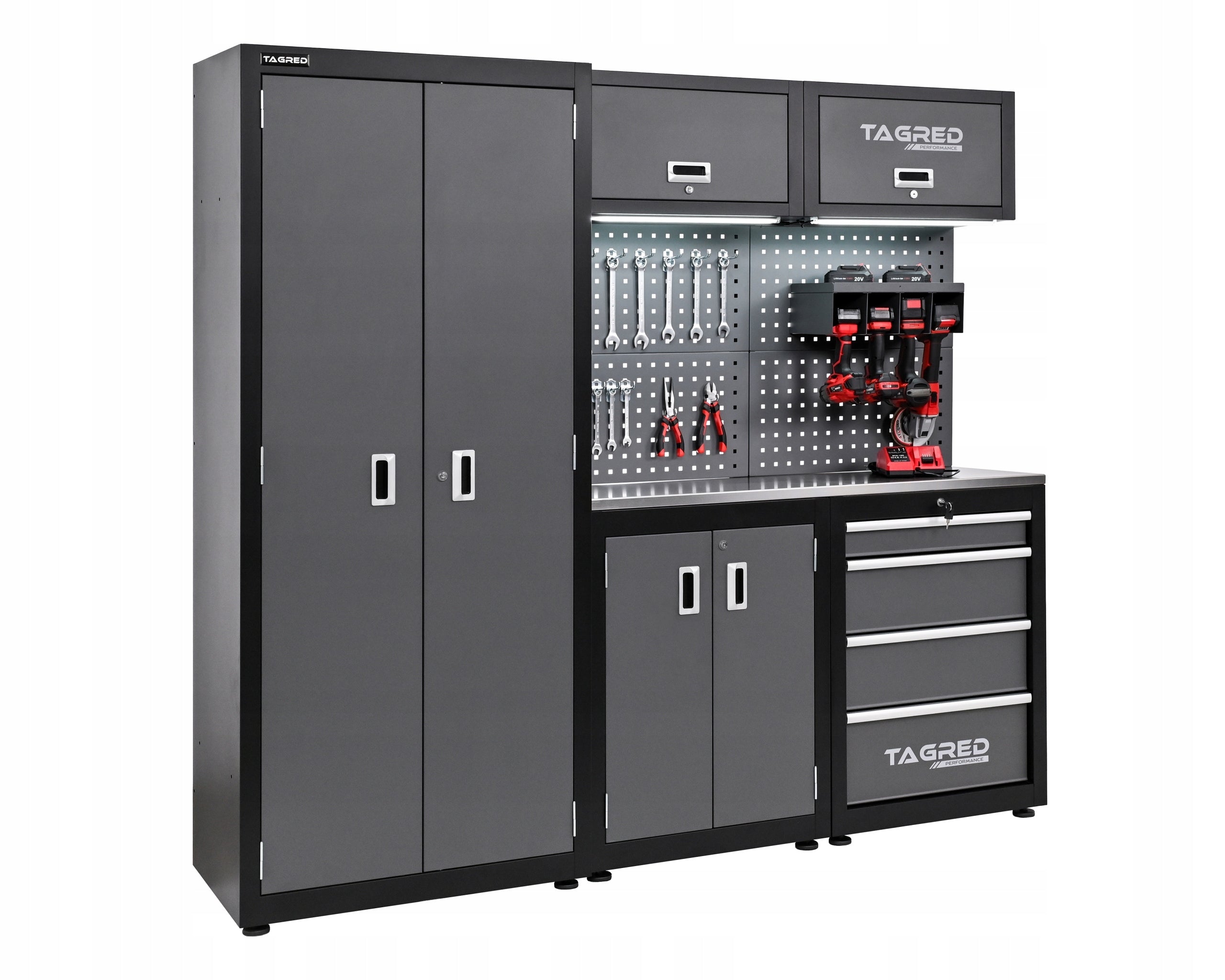 GARAGE FURNITURE WORKSHOP RACK TOOL CABINET WORKSHOP COUNTERTOP INOX 3D Manufacturer code TA1992 SZAFA WARSZTATOWA DO GARAŻU