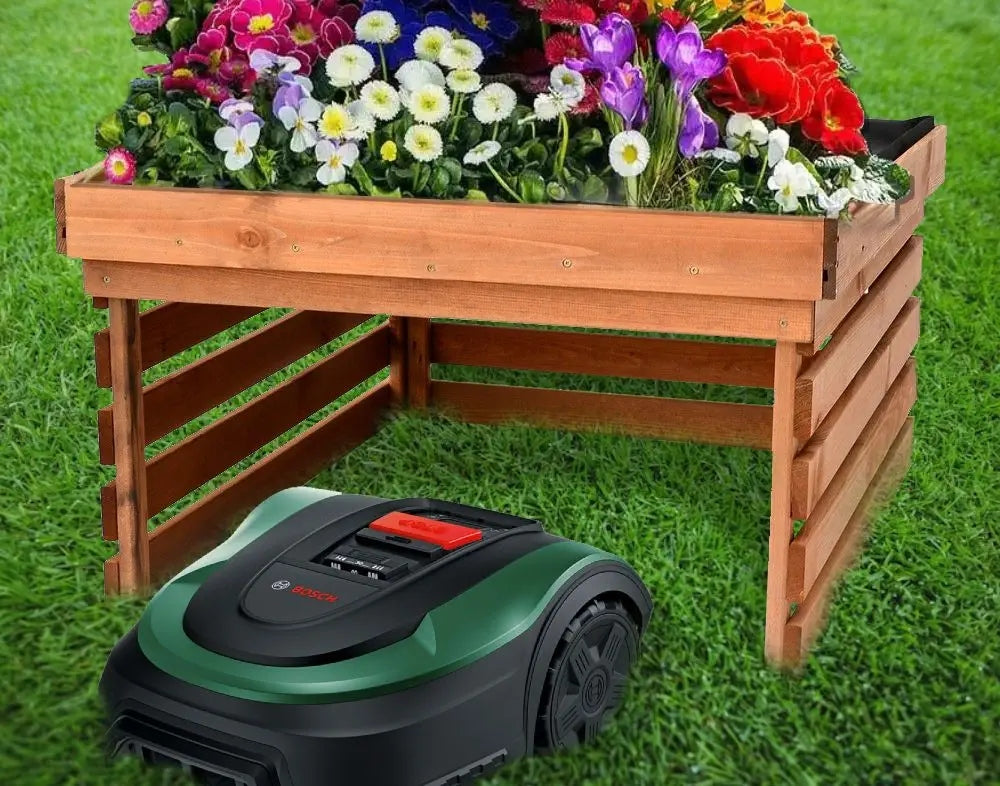GARÁŽ pro robotickou sekačku dřevěná Mowing performance 0 m²