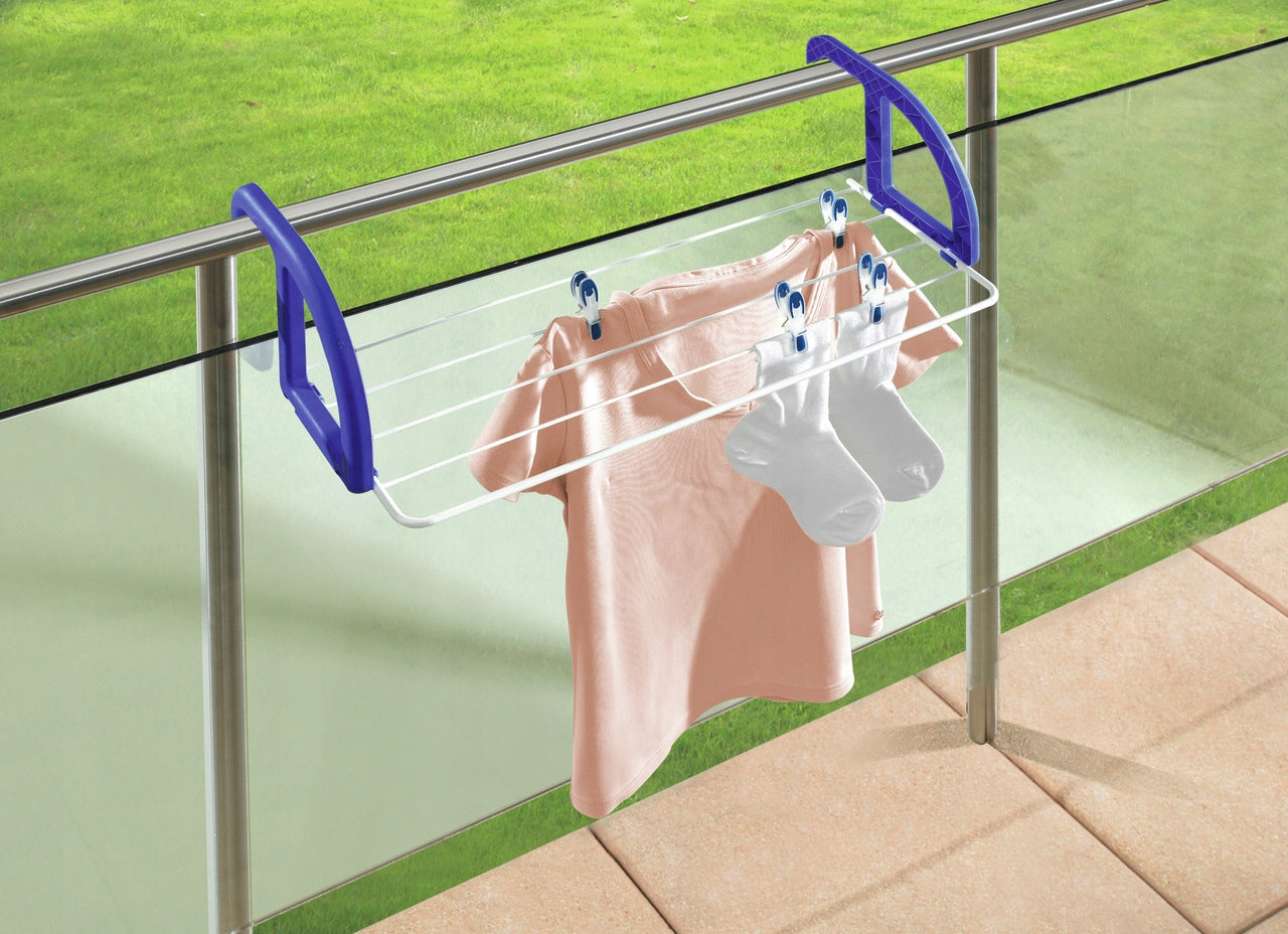GARDEN BALCONY DRYER WITH LINES, HANGING, 55CM Brand Leifheit