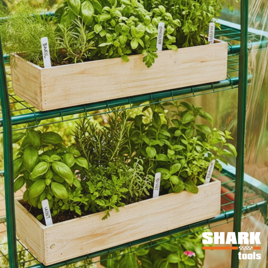 GARDEN BALCONY GREENHOUSE 5 shelves 200cm 68x49cm UV Foil for Balcony Manufacturer code SZKLARNIA BALKONOWA