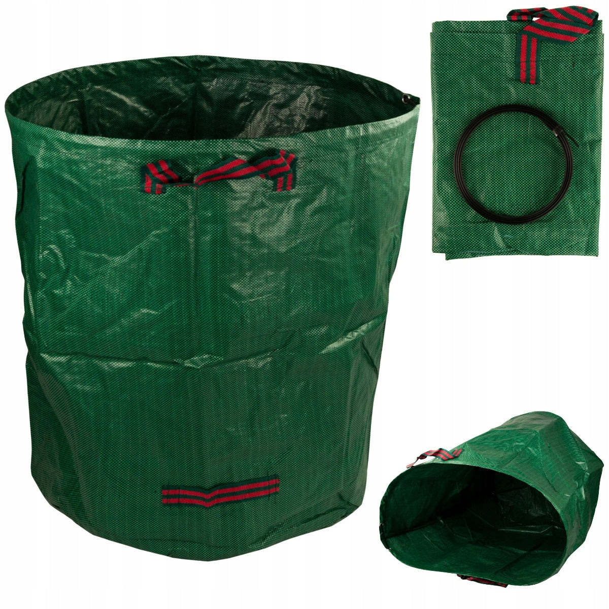 GARDEN BASKET FOLDING BAG LEAF BAG GRASS COMPOST DURABLE 120L EAN (GTIN) 5906186717648