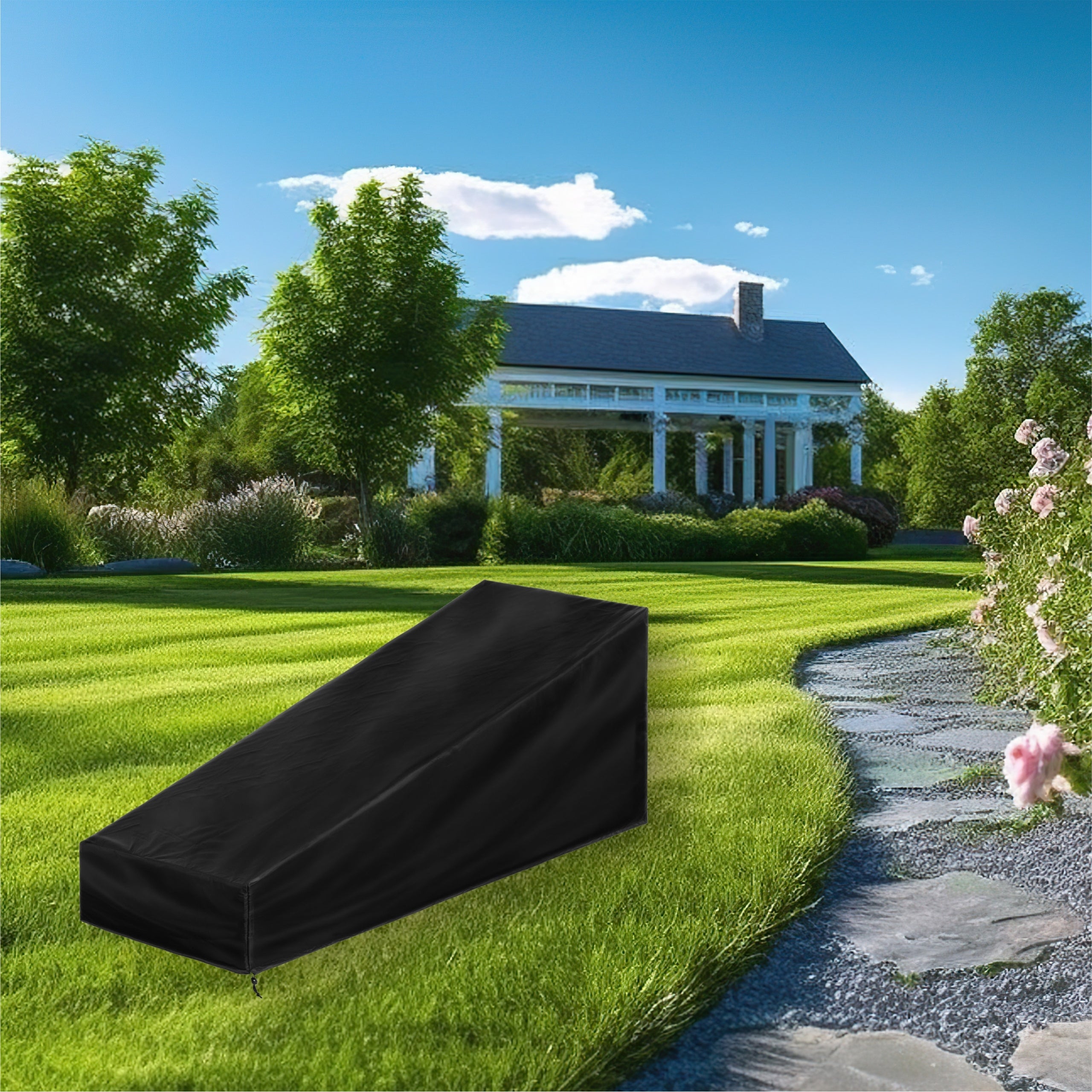 GARDEN BEDDING COVER Beach waterproof strong protector 200x75 cm Packaging status original