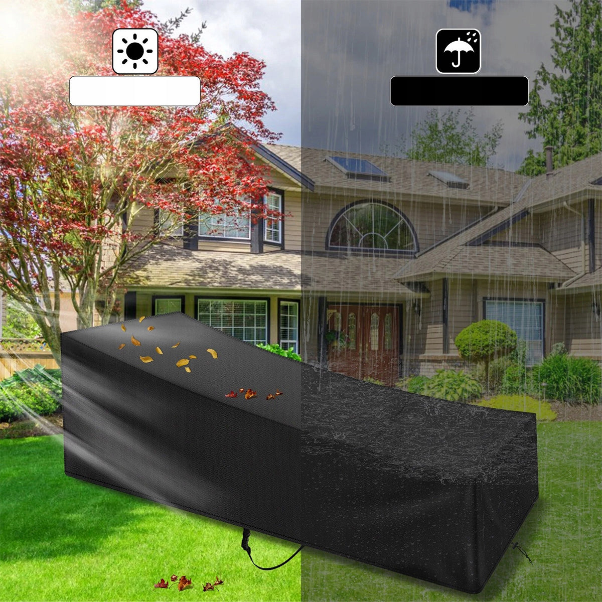GARDEN BEDDING COVER Beach waterproof strong protector 210X80cm Manufacturer no brand
