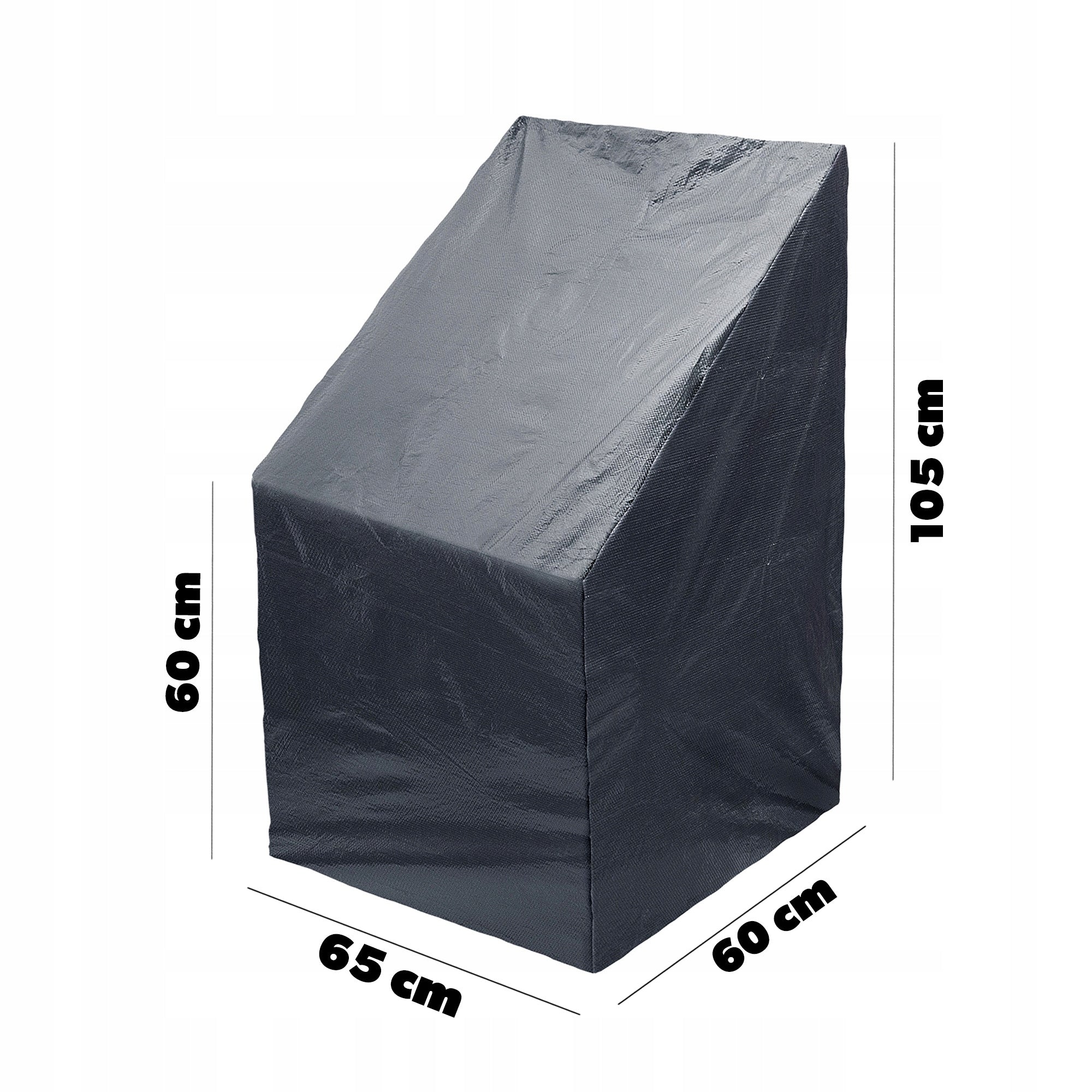 GARDEN CHAIR COVER CHAIR TARPAULIN PROTECTIVE CASE WATERPROOF Color black