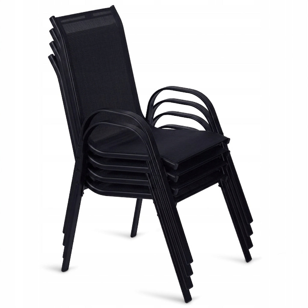 GARDEN CHAIRS FOR TERRACE BALCONY GARDEN MODERN METAL CHAIR 4 PACK Brand Italform