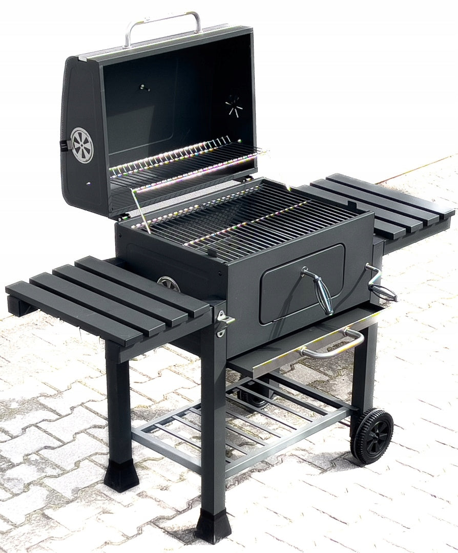 GARDEN CHARCOAL GRILL STARK F60 XXL THICK SHEET CLOSED 56 x 42 Grill width 138 cm