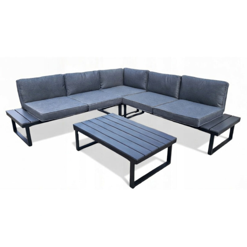 GARDEN CORNER with table XL SEATING SET ANTHRACITE TABLE SET Packaging status original
