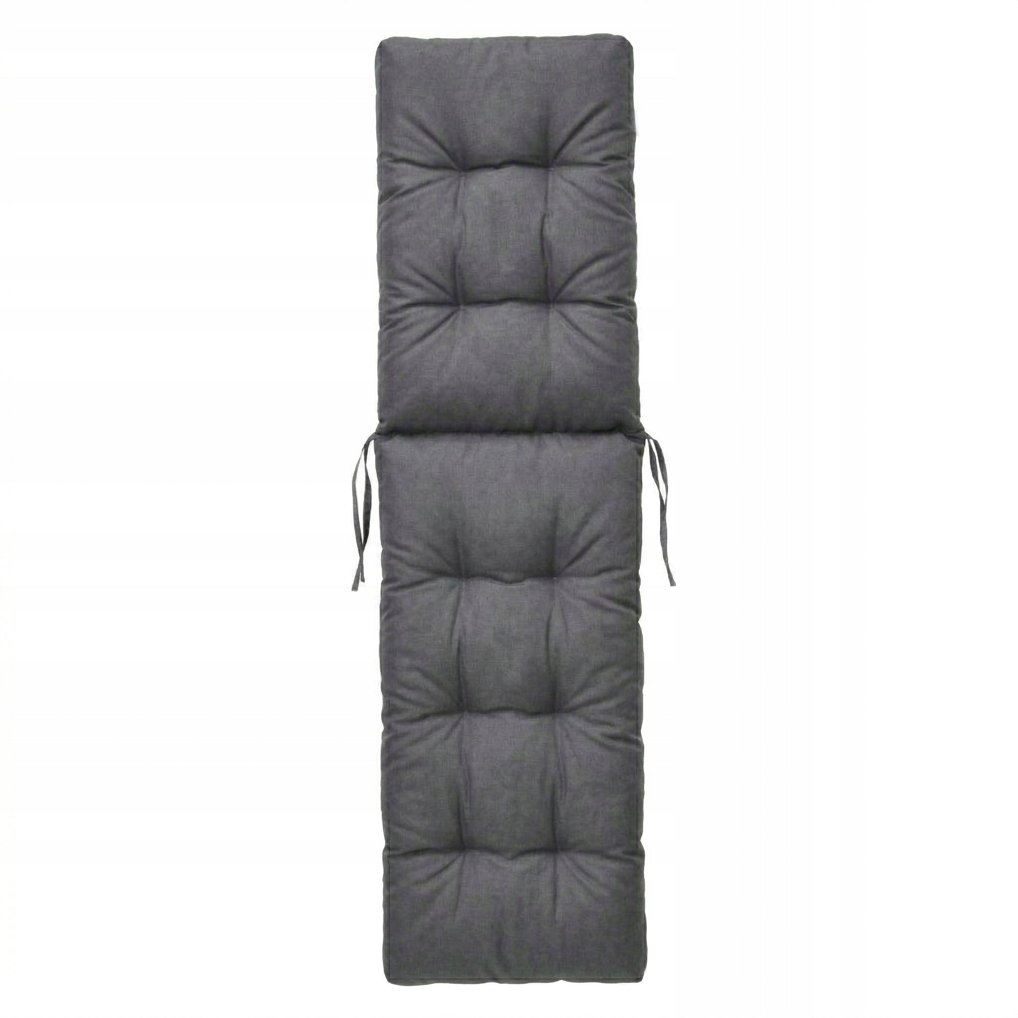 GARDEN CUSHION FOR SUN LOUNGER WITH FOOTREST LONG CUSHION FOR COUCH 50x50x160 Line Poduszka Ogrodowa Ilona Light na leżak