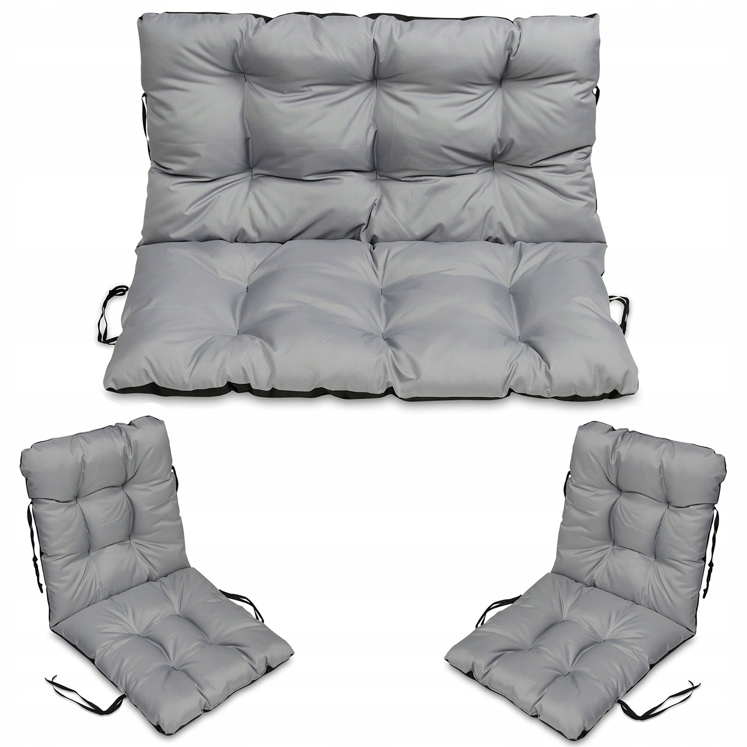 GARDEN CUSHIONS FOR FURNITURE SET rattan 2 garden chairs bench 100cm Manufacturer code 5900354610144