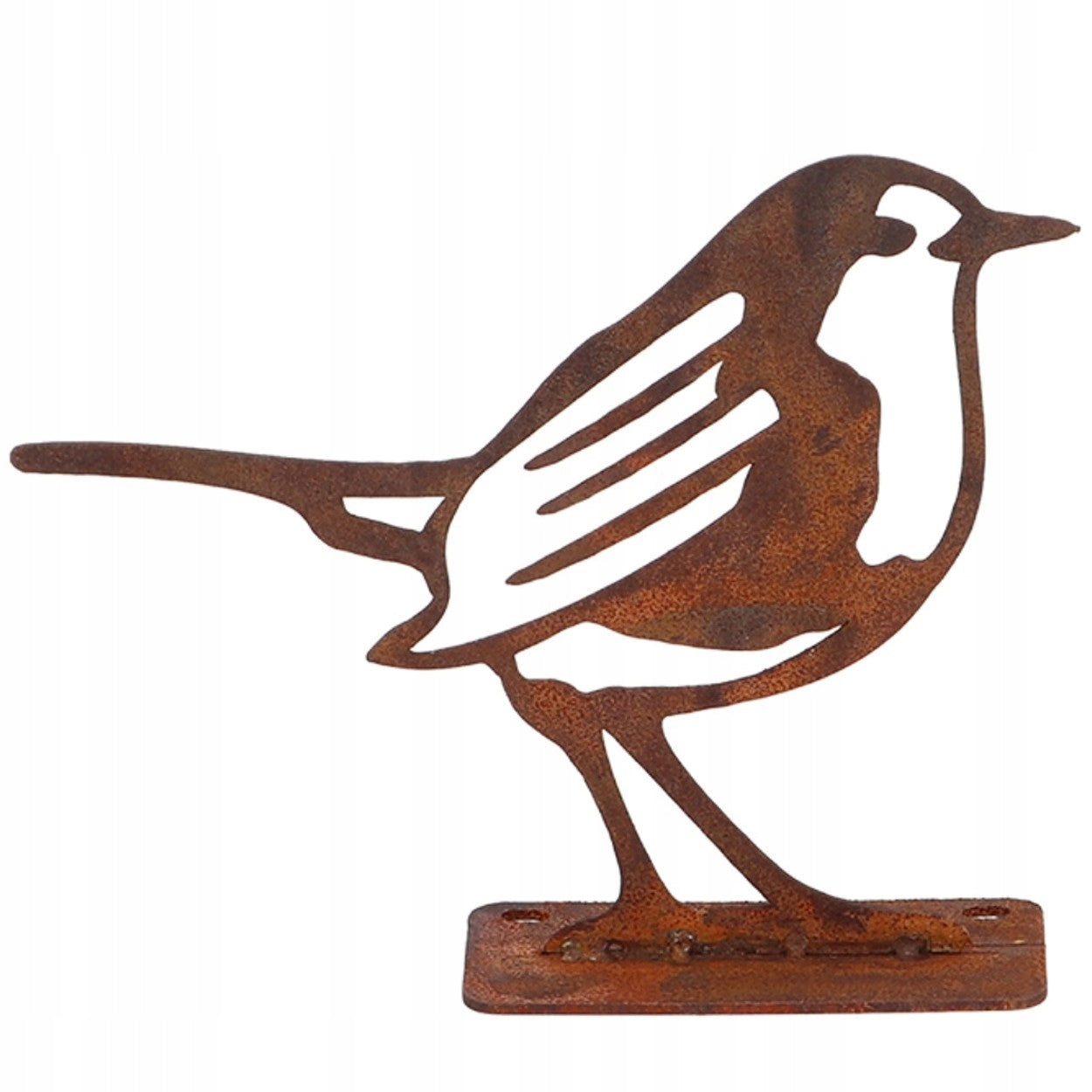 GARDEN DECORATION BIRD robin steel corten rusty rust standing ornament h10cm Manufacturer code TT240