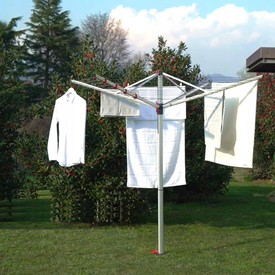 GARDEN DRYER FOR LAUNDRY FOLD-OUT STATIONARY VILEDA WITH 40M XL Weight 4.3 kg