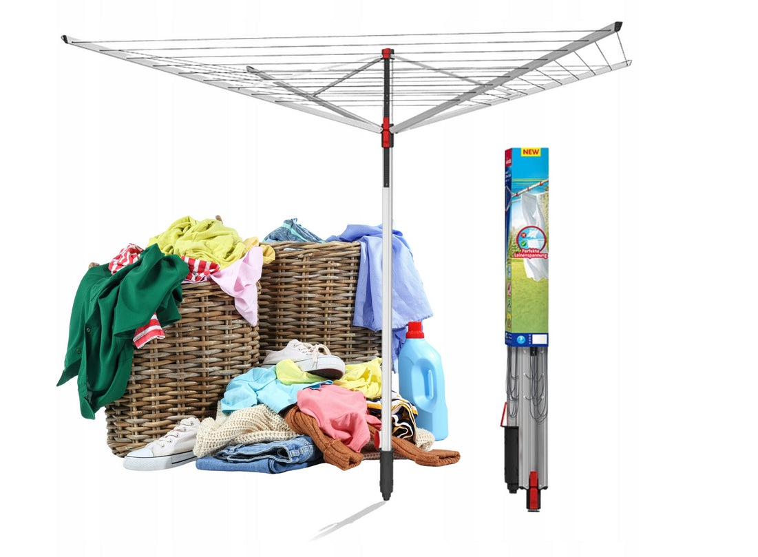 GARDEN DRYER FOR LAUNDRY VILEDA ROTATING SUN LIFT 50 M DRILL STRONG XXL