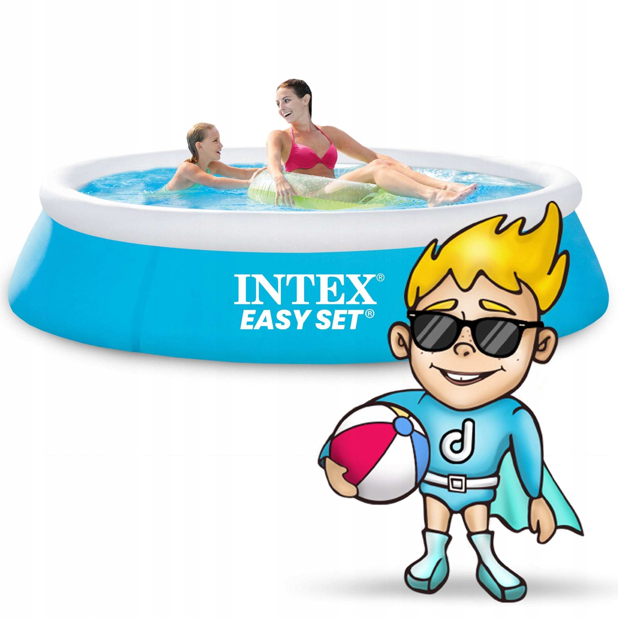 GARDEN EXPANSION POOL 183x51 cm INTEX 28101 Color blue