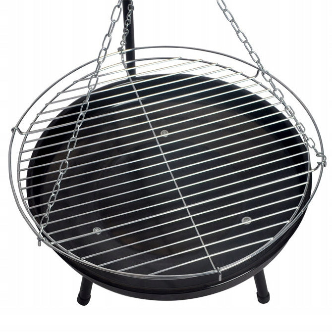 GARDEN FIREPLACE 2in1 FIREPLACE GRILL GRATE TRIPOD Grate length 47 cm
