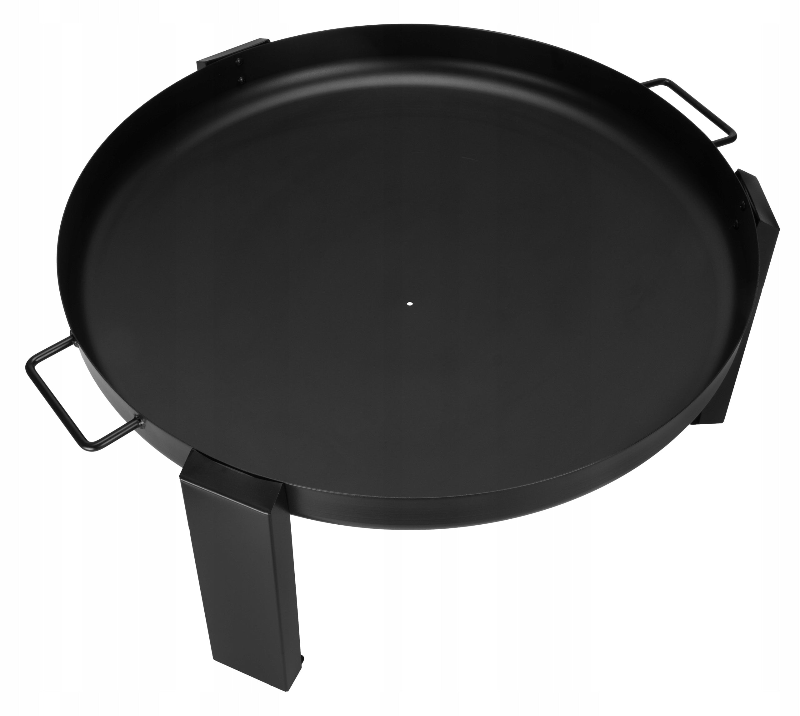 GARDEN FIREPLACE FOR FIREPLACE GRILL CAULDRON 80 CM STEEL WITH HANDLES Length 80 cm