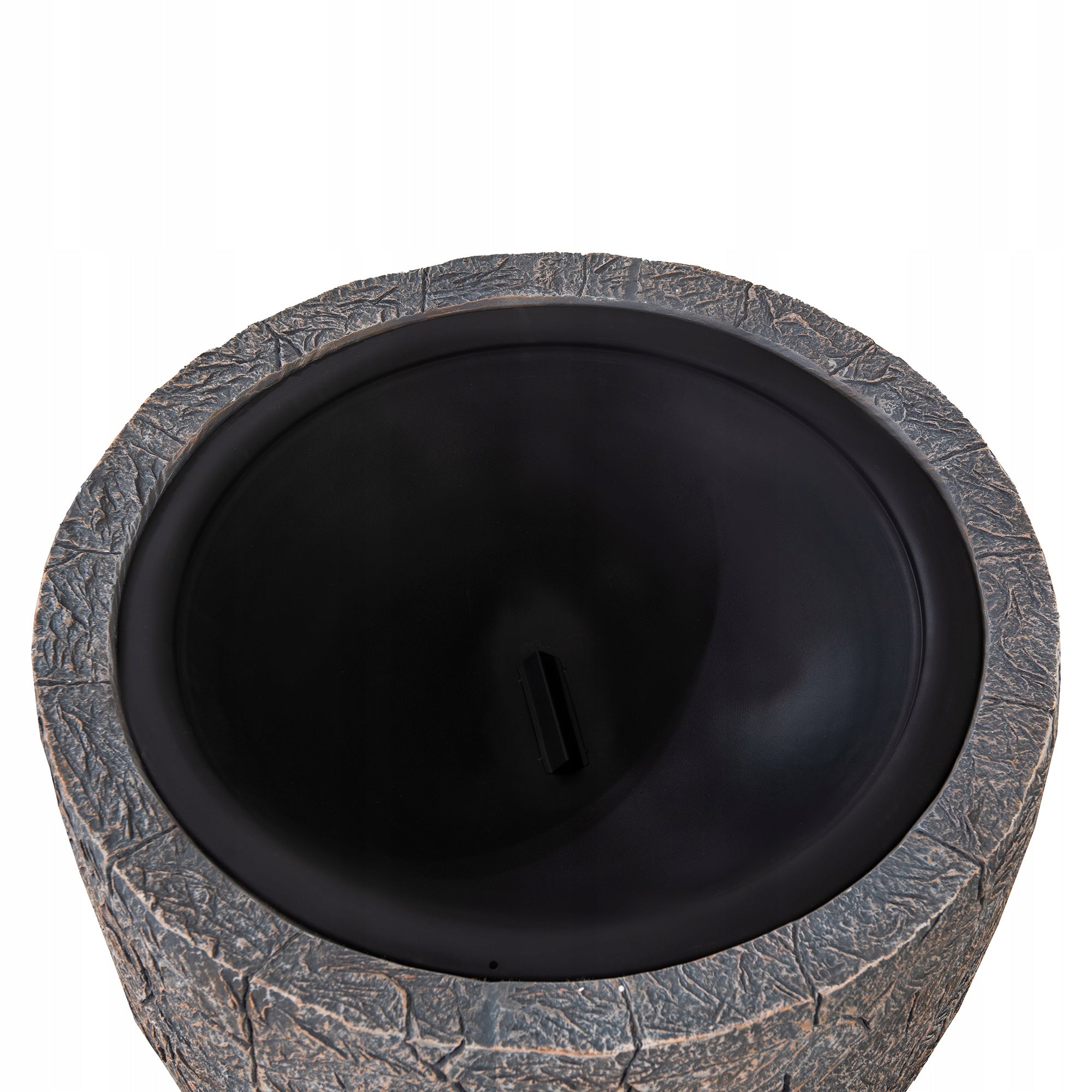 GARDEN FIREPLACE IMITATION CONCRETE GRILL 66cm STEEL Product height 46 cm