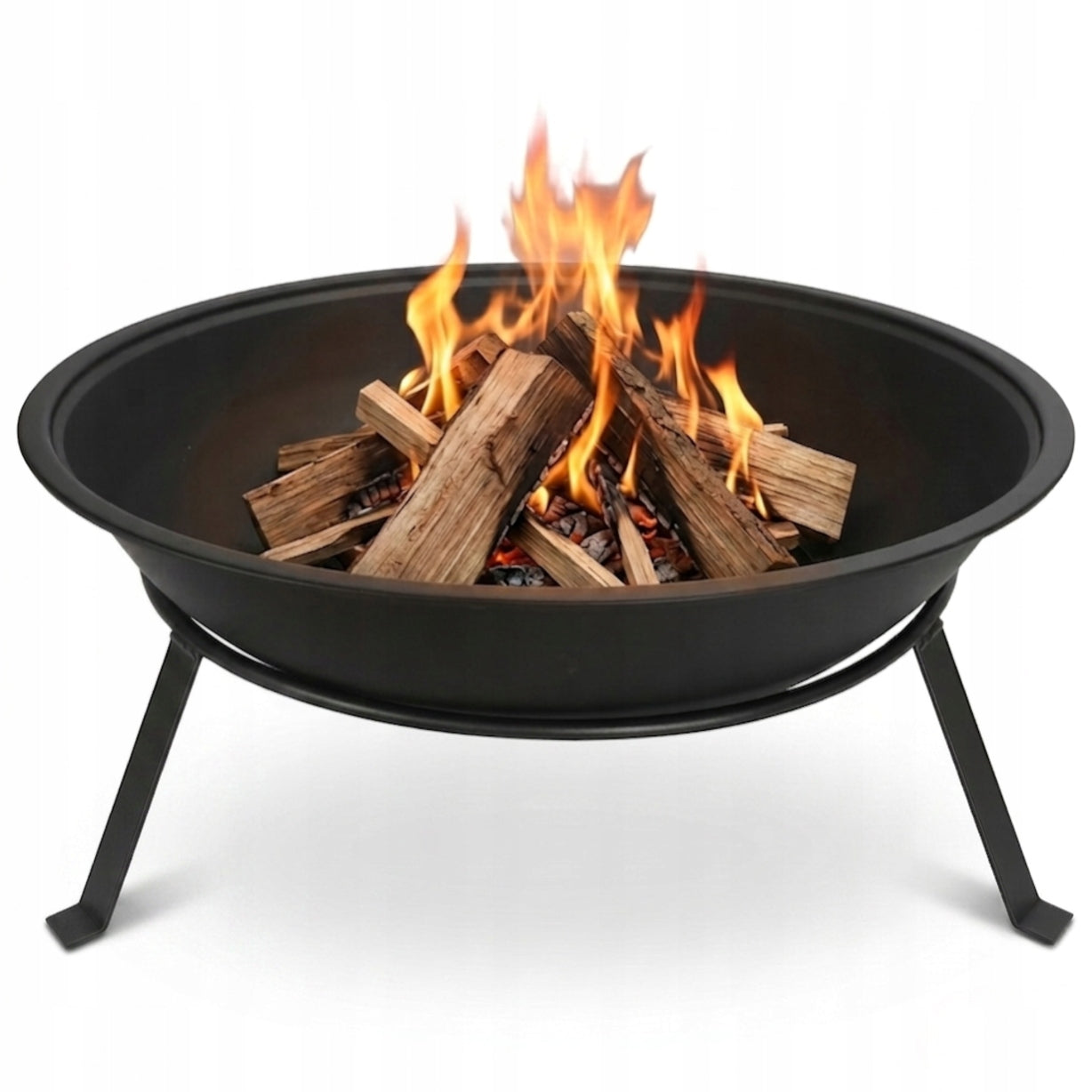 GARDEN FIREPLACE LARGE 55cm FOR FIREPLACE GRILL BOILER STEEL GRATE XXL Packaging status original
