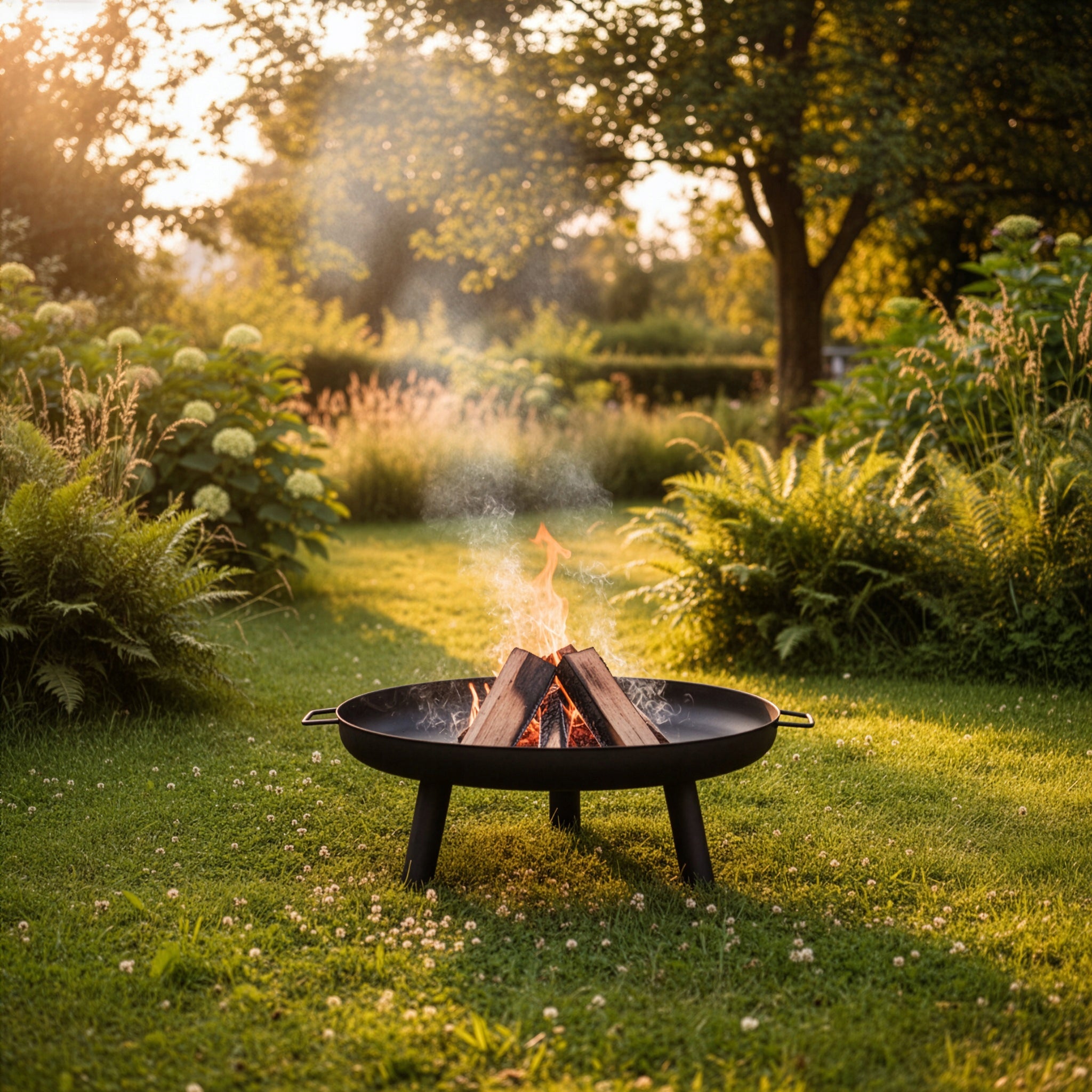 GARDEN FIREPLACE LARGE 80 CM FOR FIREPLACE GRILL STEEL BOILER BLACK XXL Manufacturer Lehmann