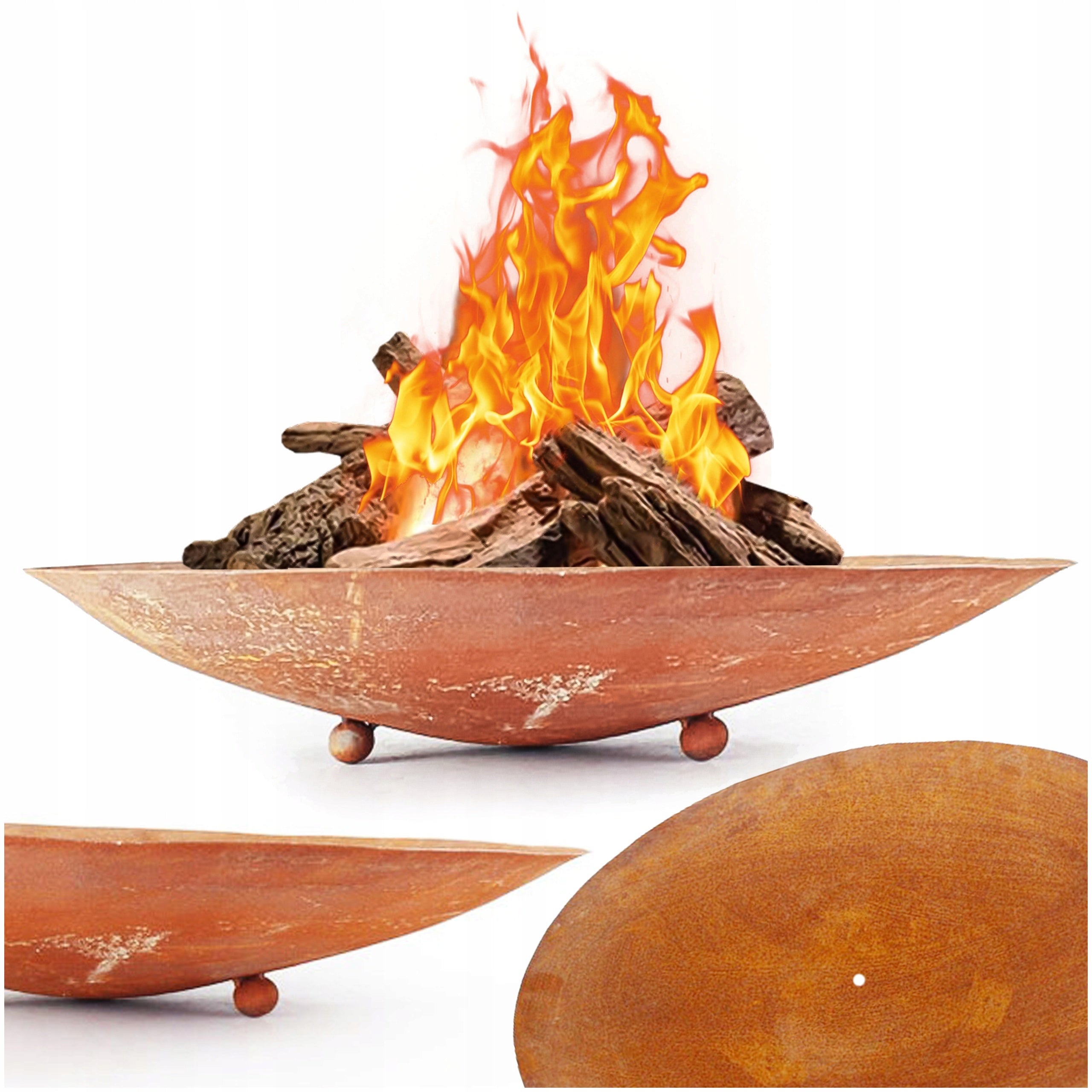 GARDEN FIREPLACE Steel Bowl BIRD DRINKER 58 cm