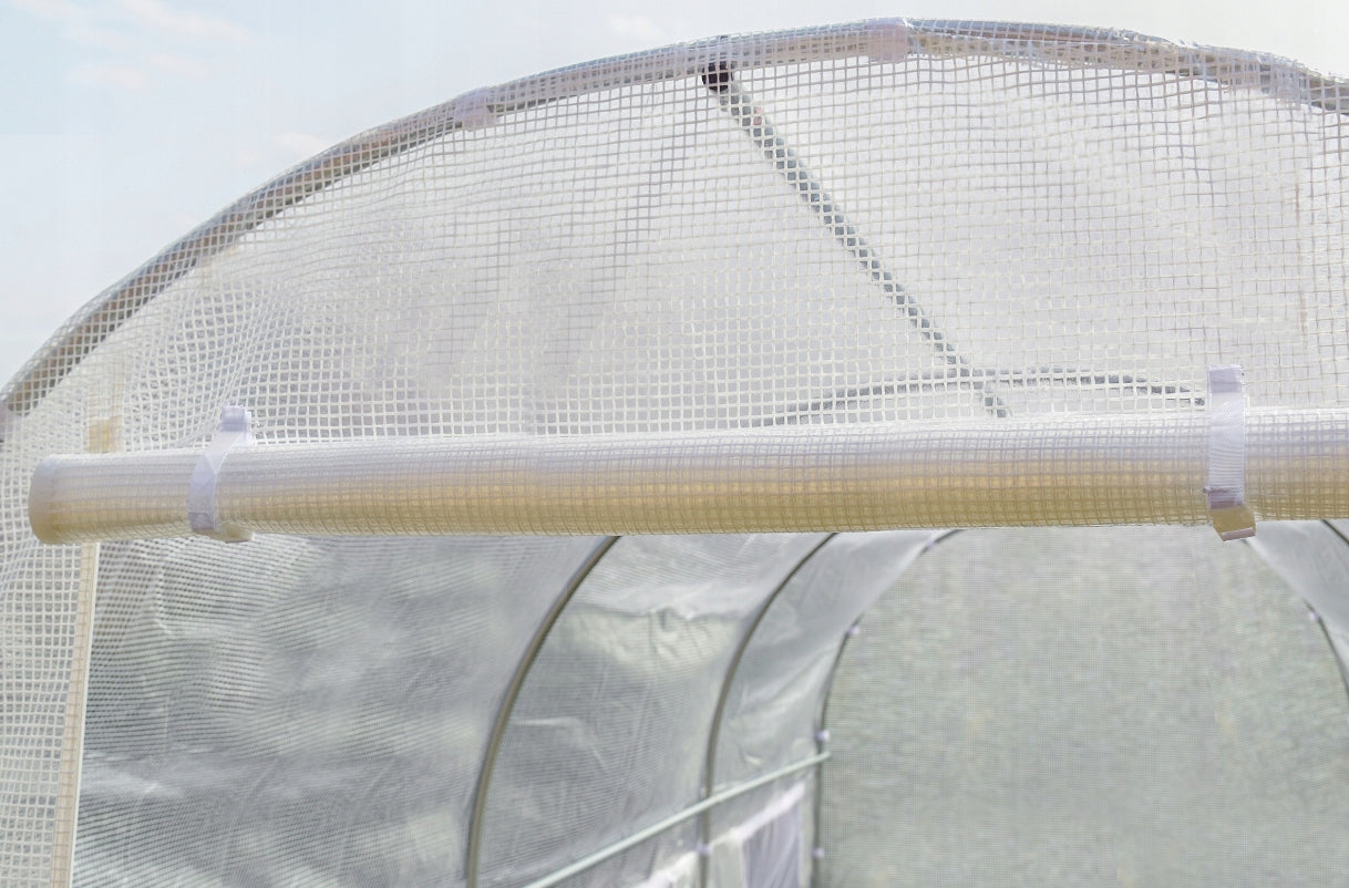 GARDEN FOIL TUNNEL GREENHOUSE 300x200 3x2 WHITE FRAME + FOIL Product weight with unit packaging 18 kg
