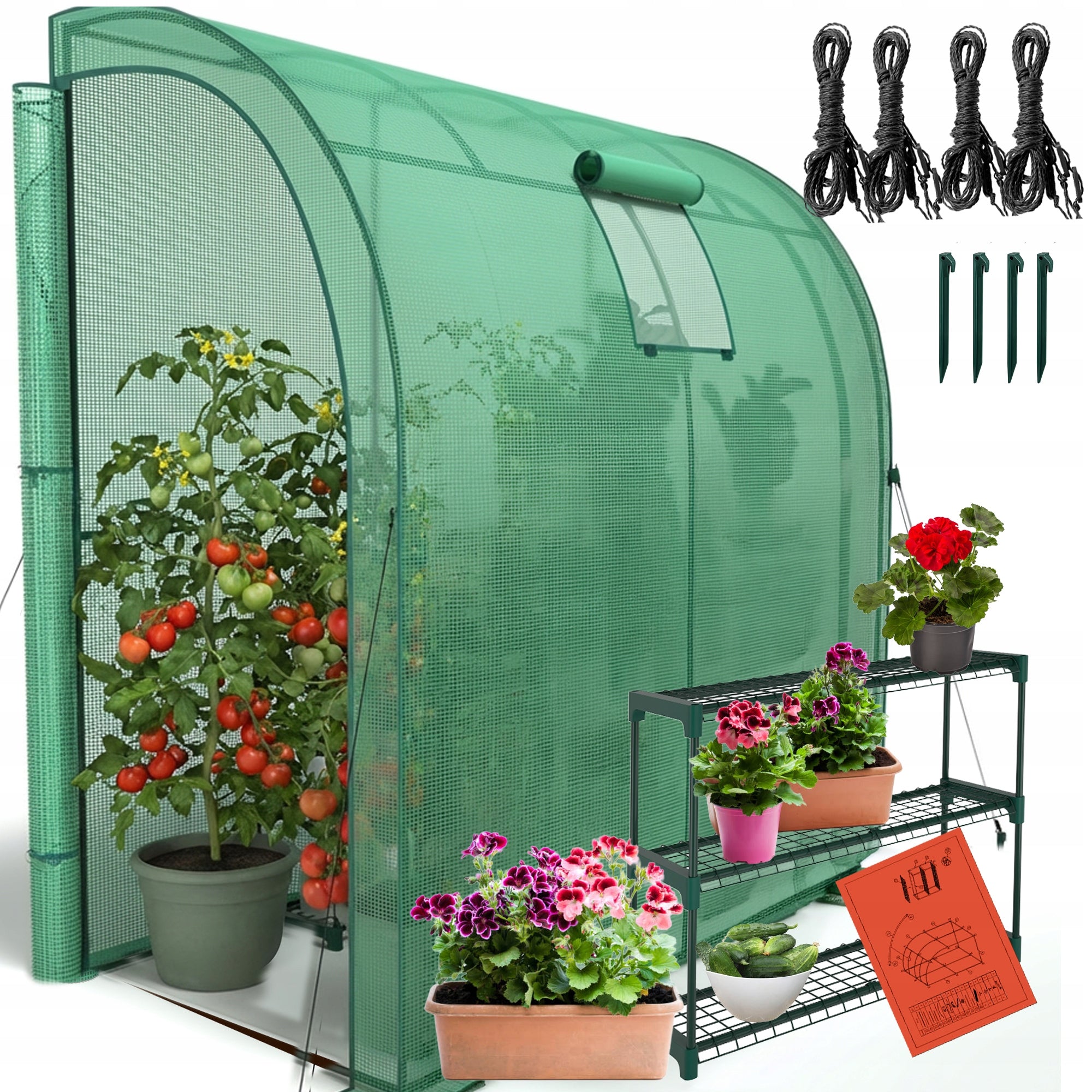 GARDEN FOIL TUNNEL GREENHOUSE UV-4 FOIL FOR TOMATOES