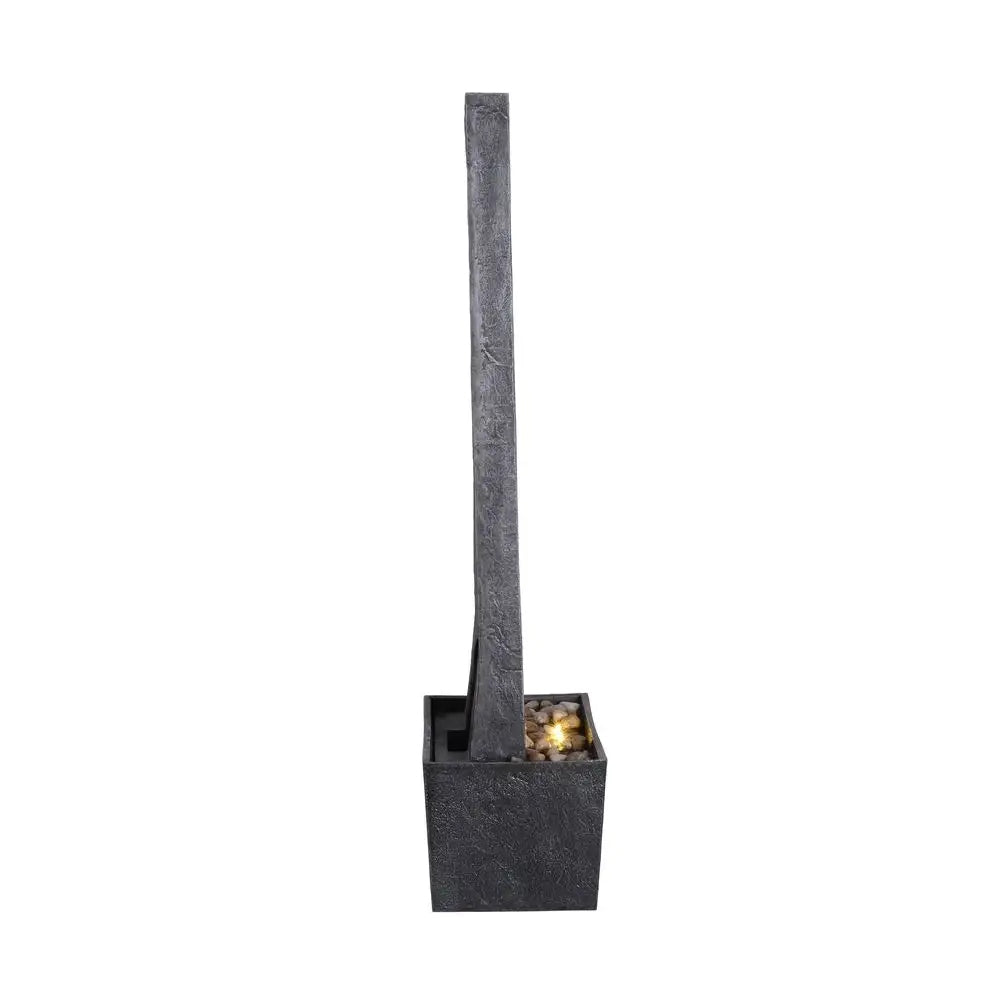 GARDEN FOUNTAIN WATERFALL WITH LIGHTING DECORATION FOR GARDEN TERRACE 98 CM Type fountain (pump)